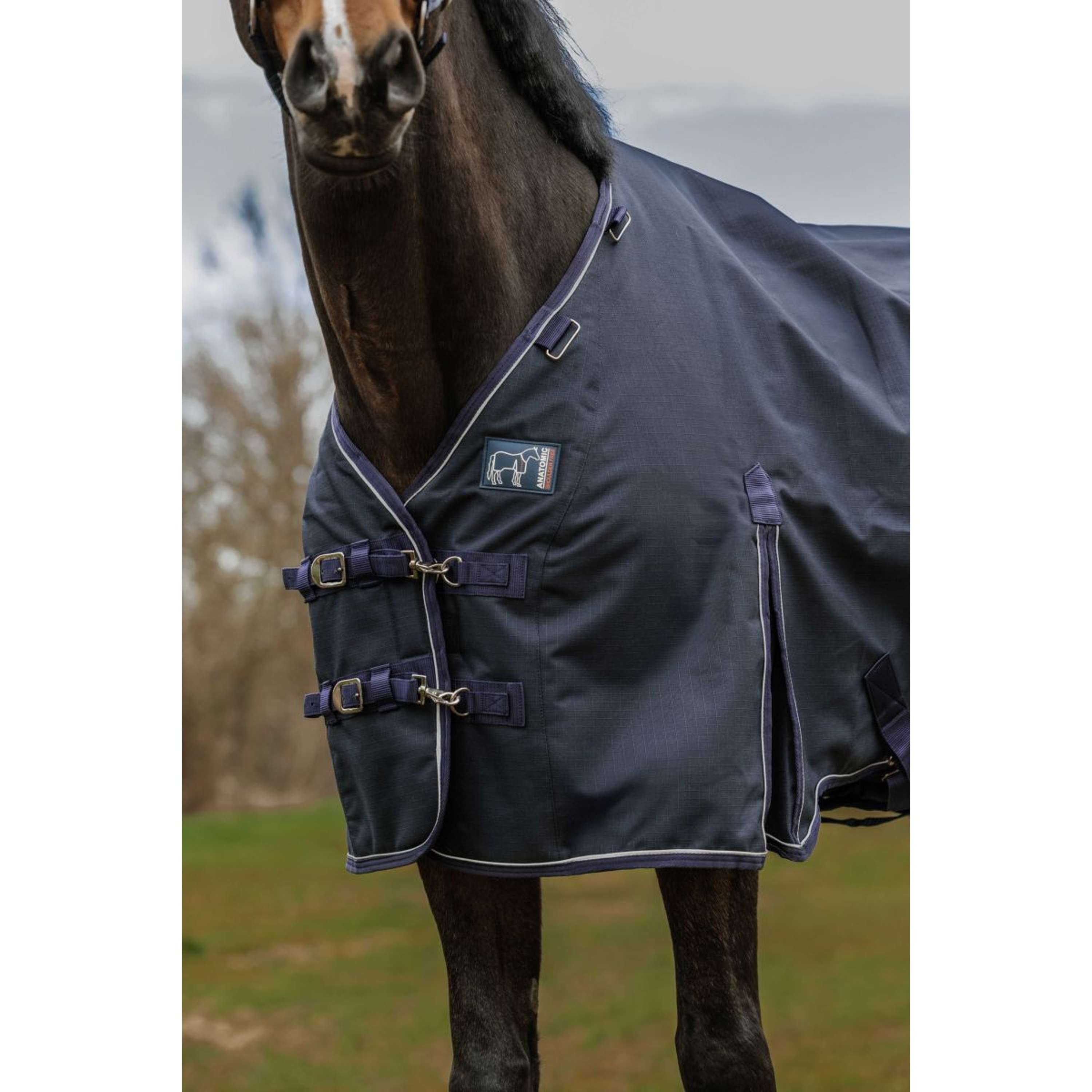 EQUITHÈME Outdoor Rug Anatomic 1200D 200g Navy
