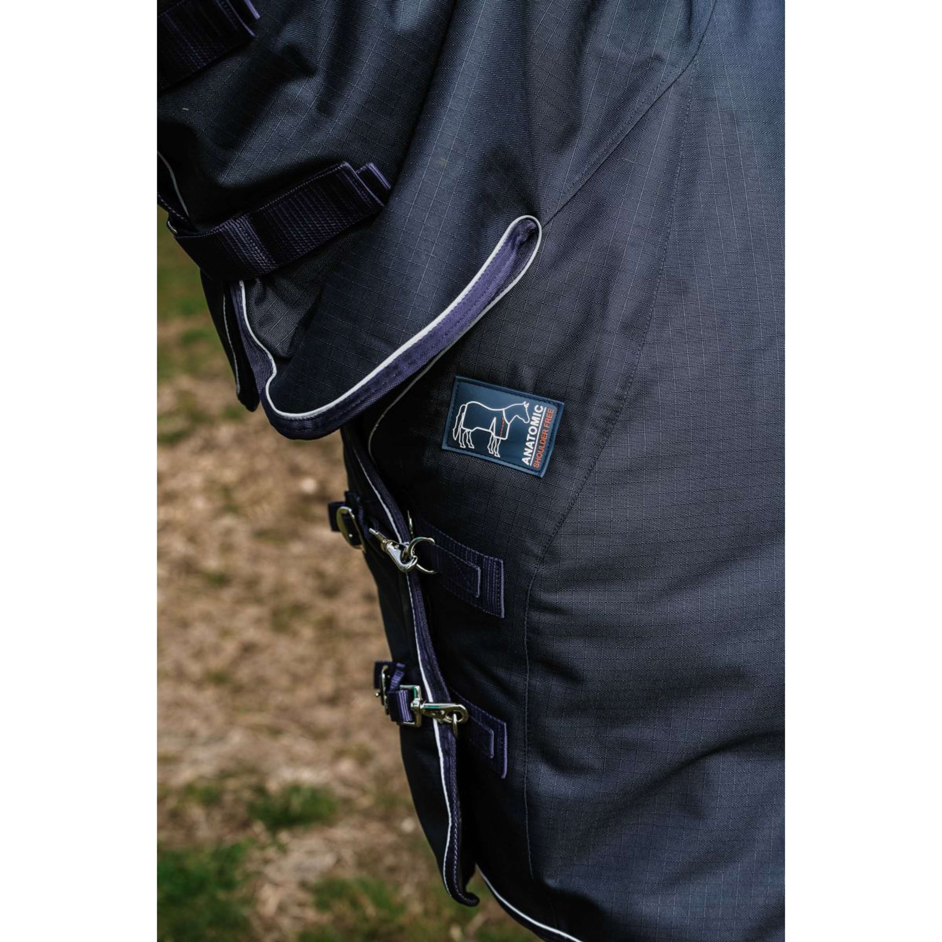 EQUITHÈME Outdoor Rug Anatomic Combi 1200D 50g Navy