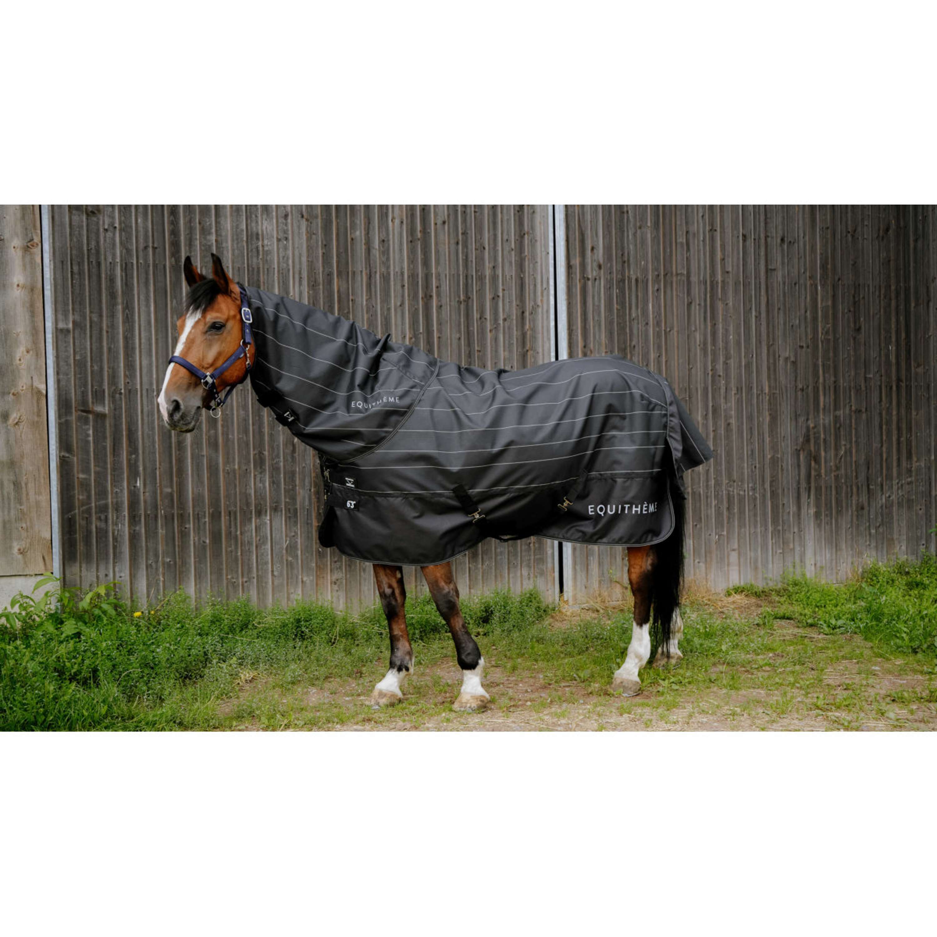 EQUITHÈME Rain Rug TYREX Lumin 600D 0g Black