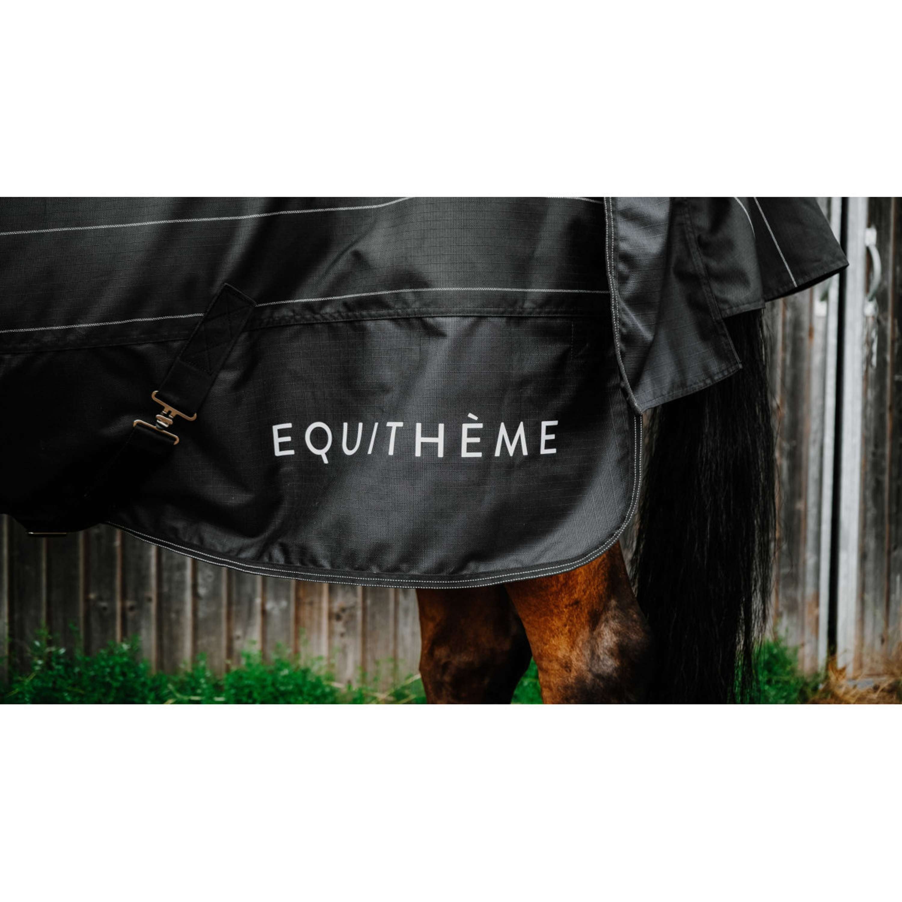EQUITHÈME Rain Rug Lumin 600D 50g Black