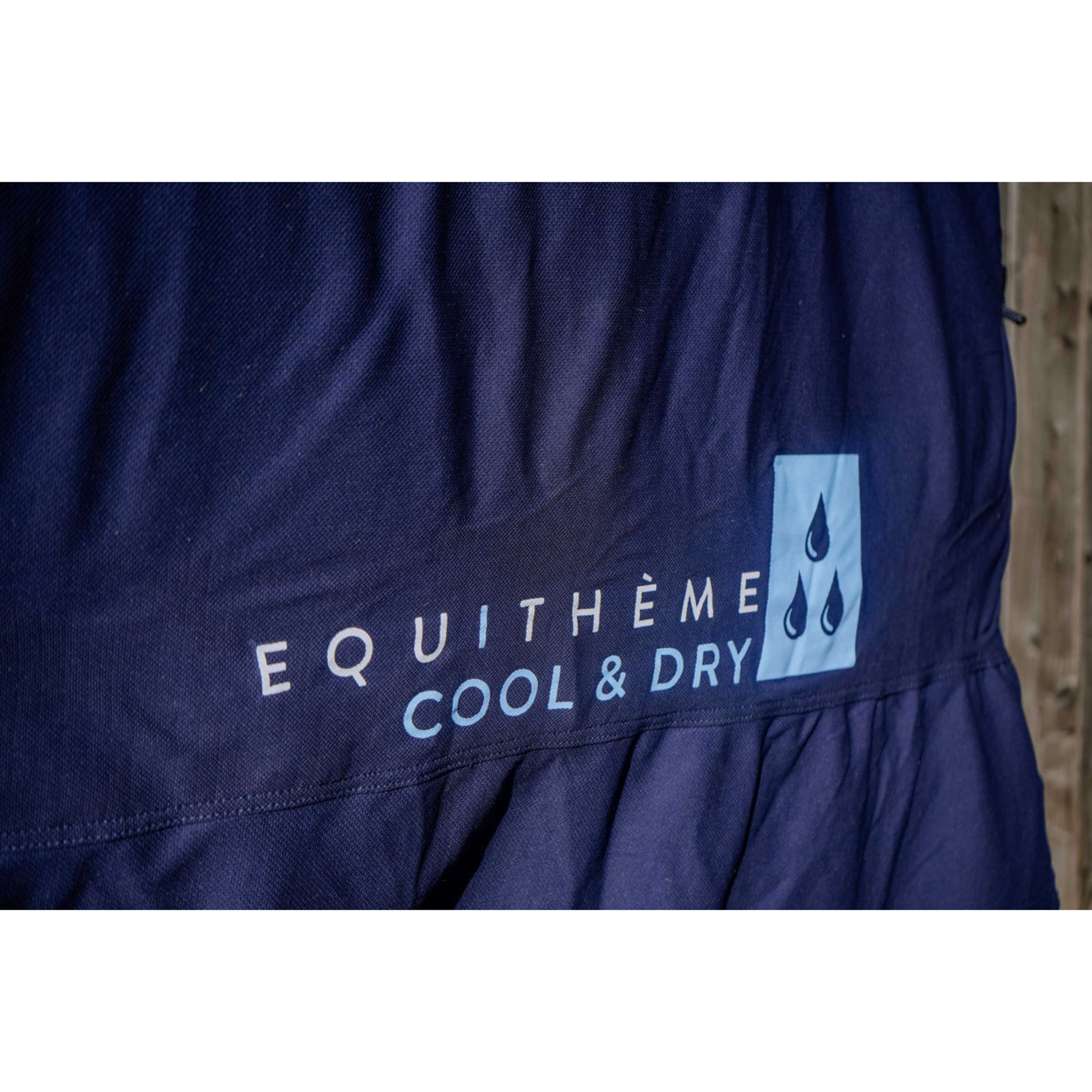 EQUITHÈME Cooling Blanket Cool& Dry Fresh Combo NavyBlue