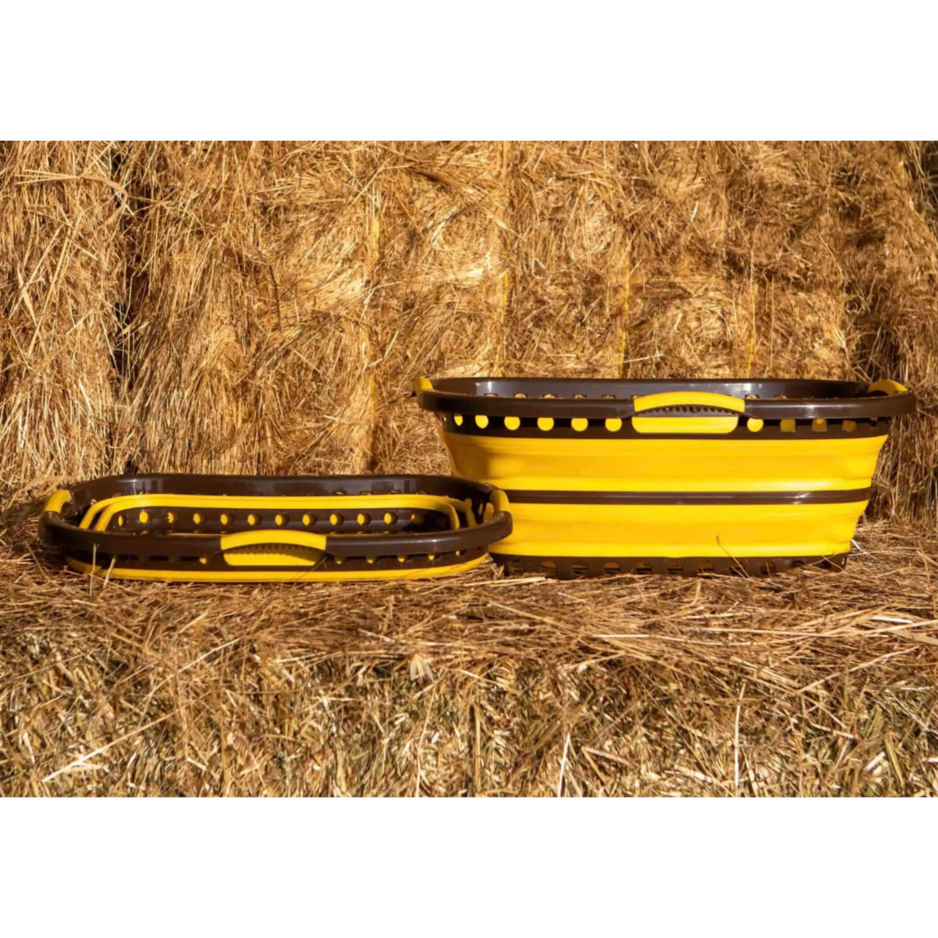 Horsewipe Laundry Basket Pop Up Yellow