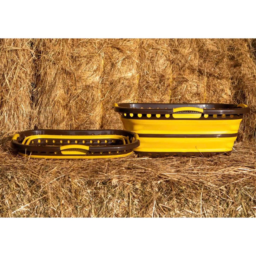 Horsewipe Laundry Basket Pop Up Yellow