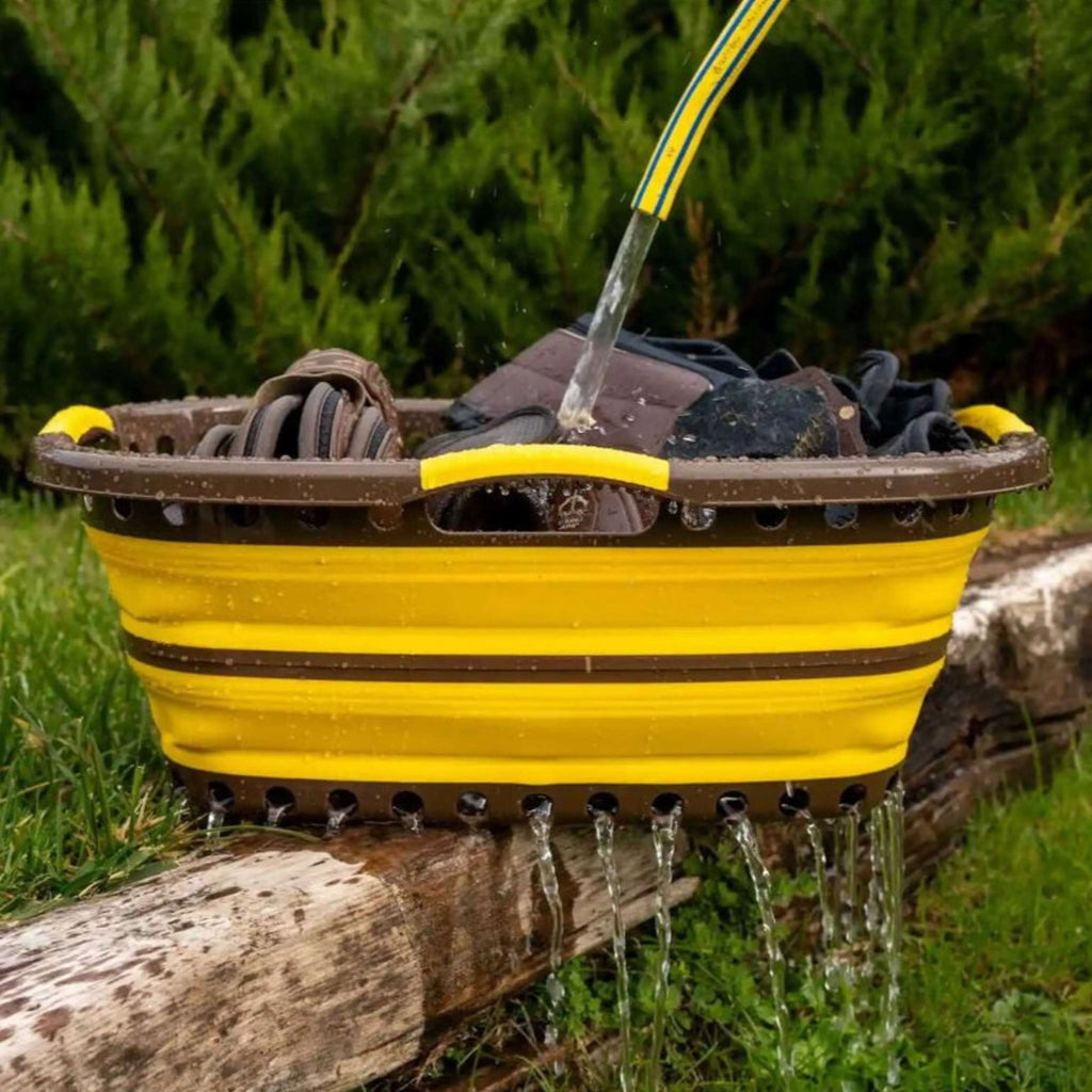 Horsewipe Laundry Basket Pop Up Yellow