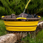 Horsewipe Laundry Basket Pop Up Yellow