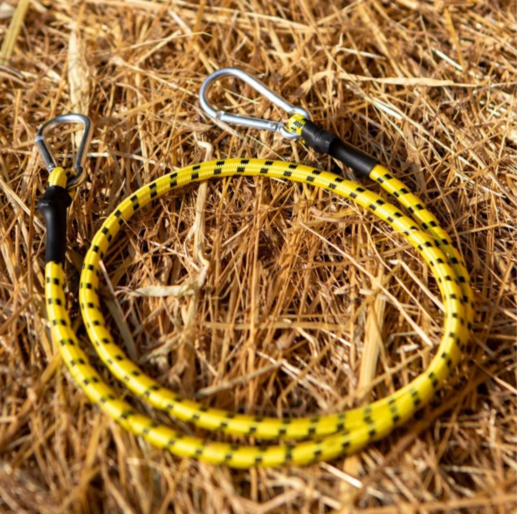 Horsewipe Elastic with Carabiner Yellow