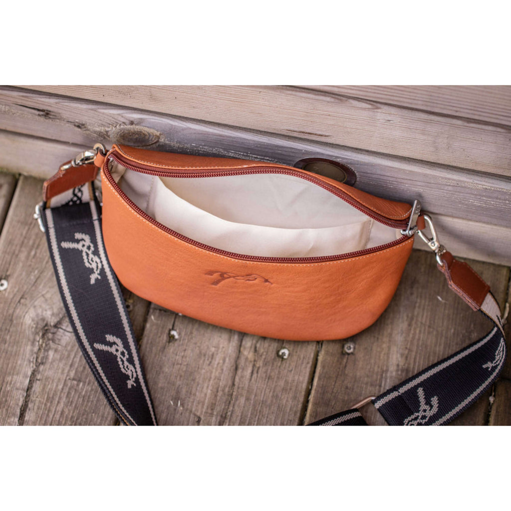 Pénélope Fanny Pack Smile Cognac