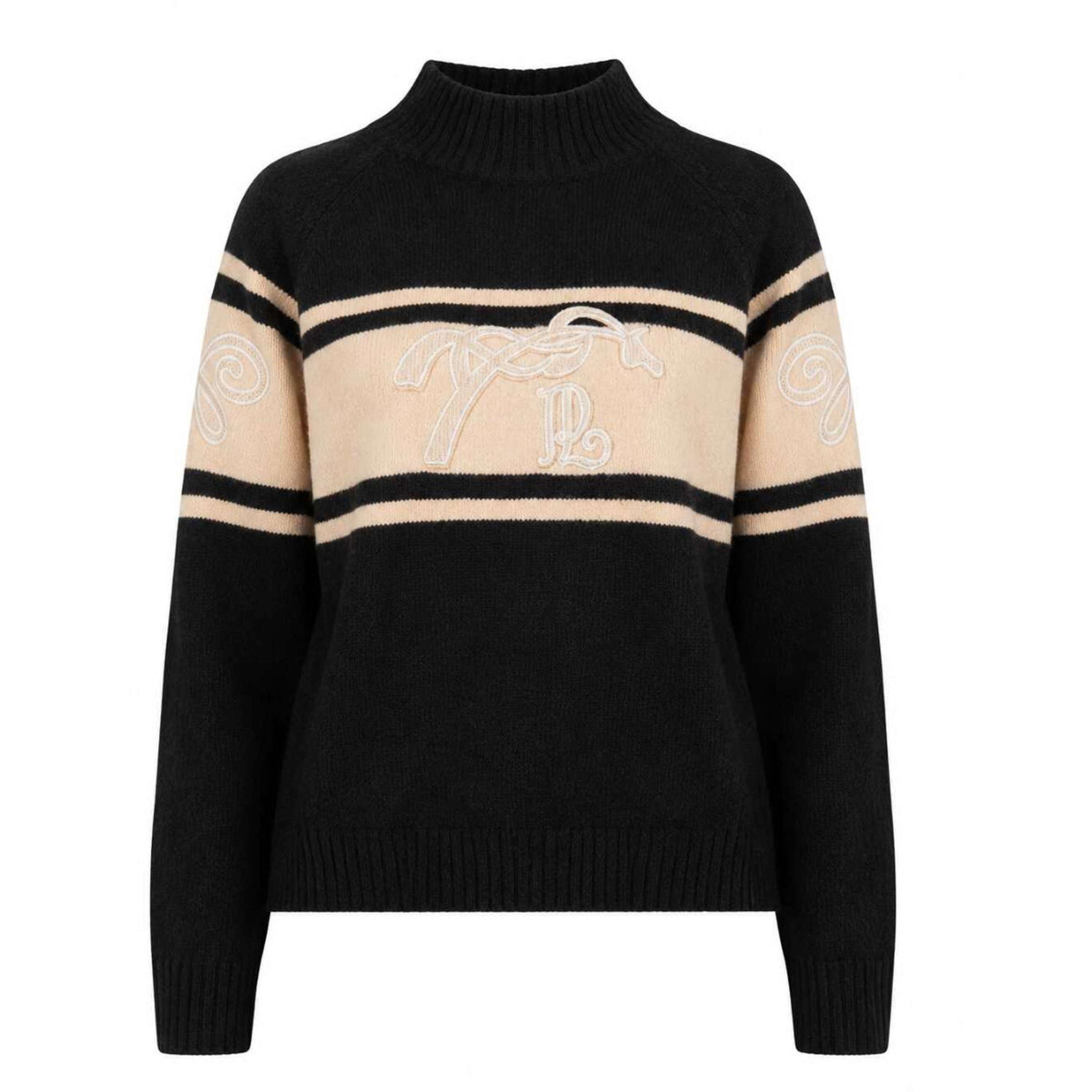 Pénélope Sweater Noris Black/Camel