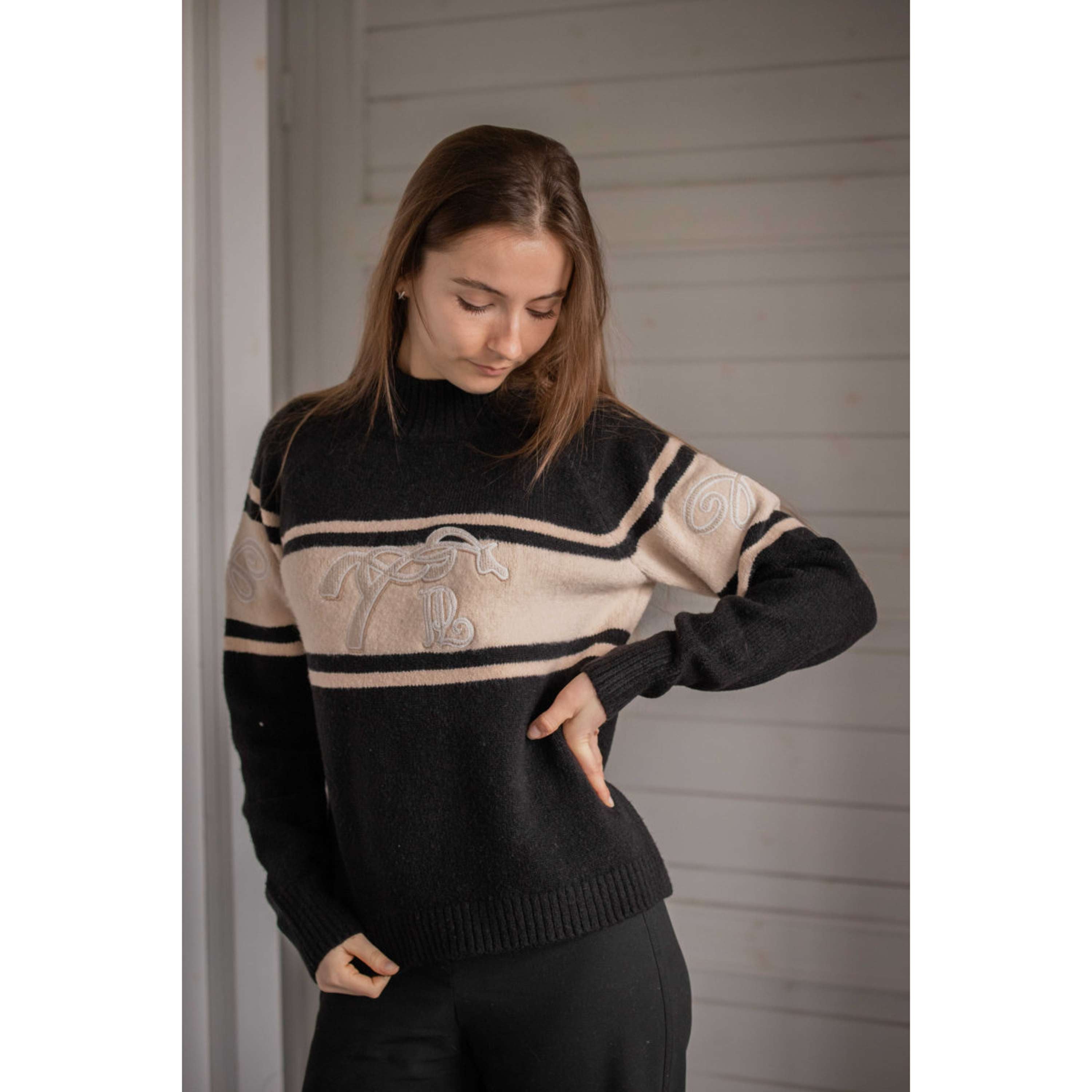 Pénélope Sweater Noris Black/Camel