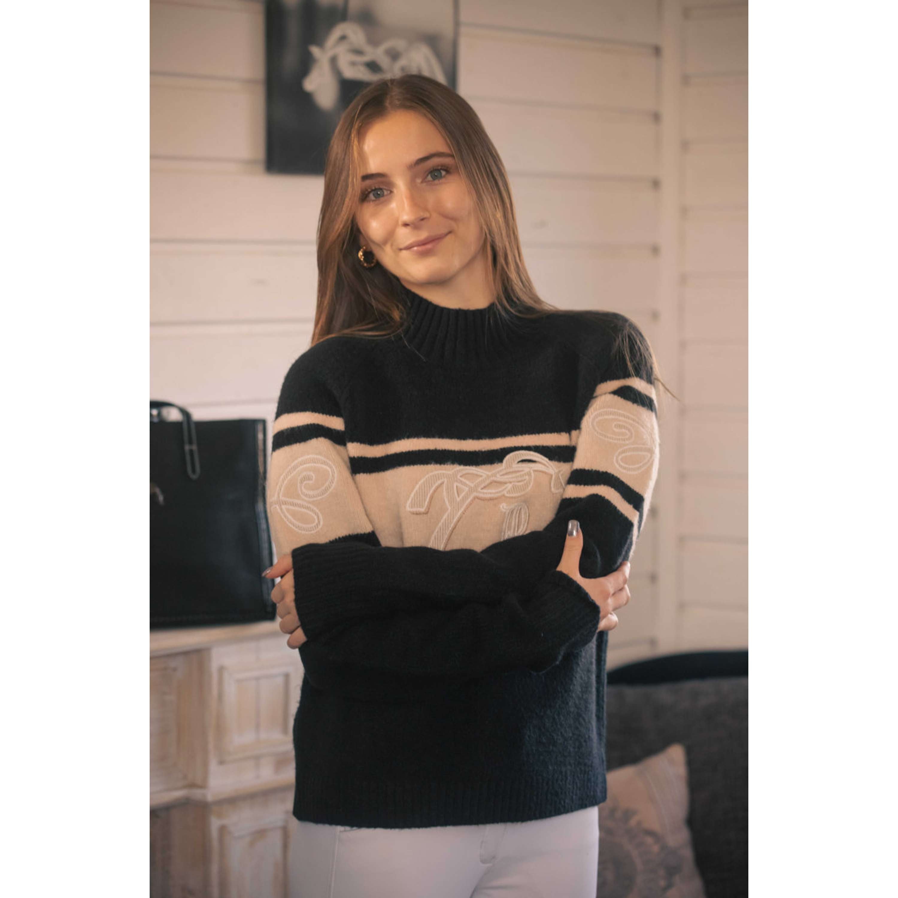 Pénélope Sweater Noris Black/Camel