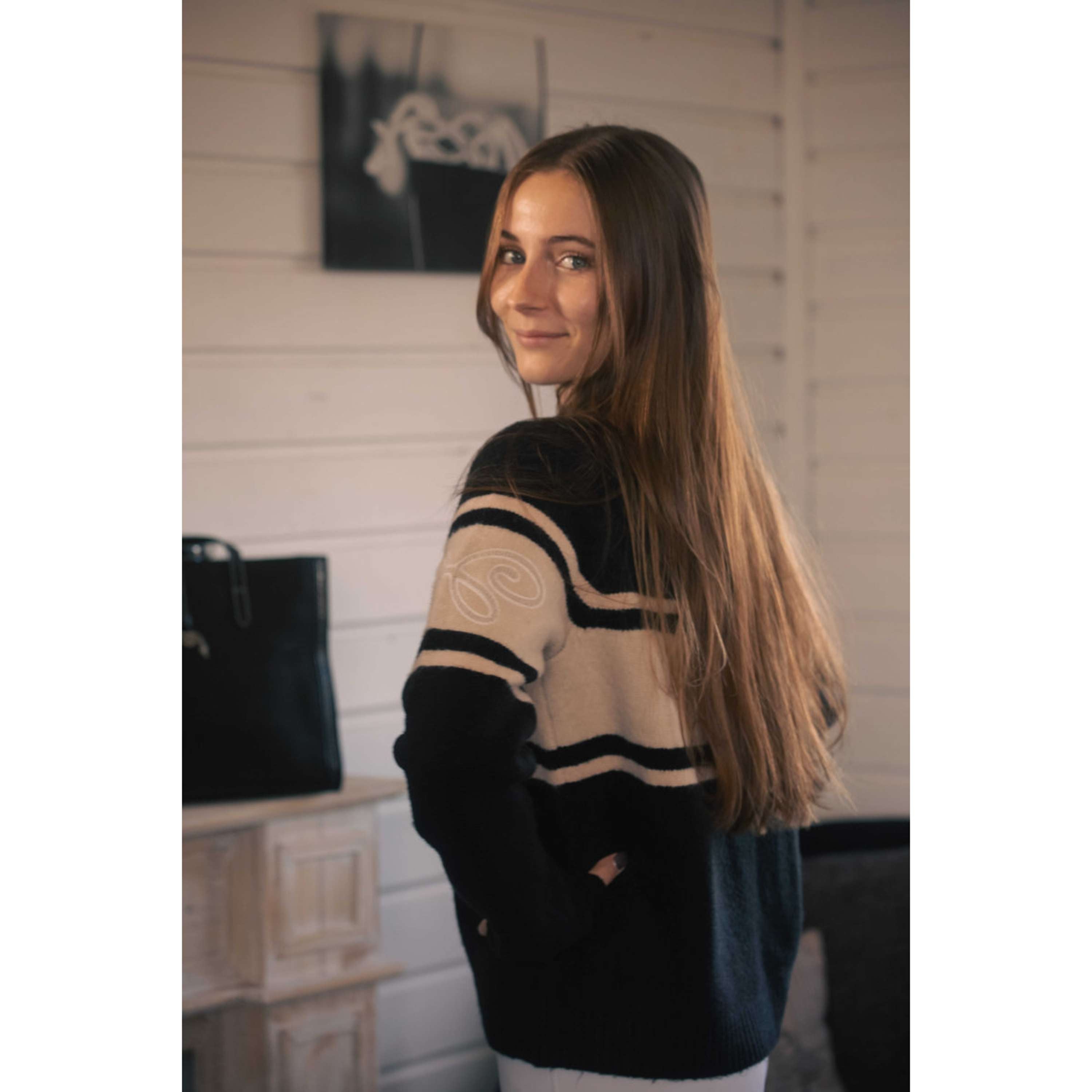 Pénélope Sweater Noris Black/Camel