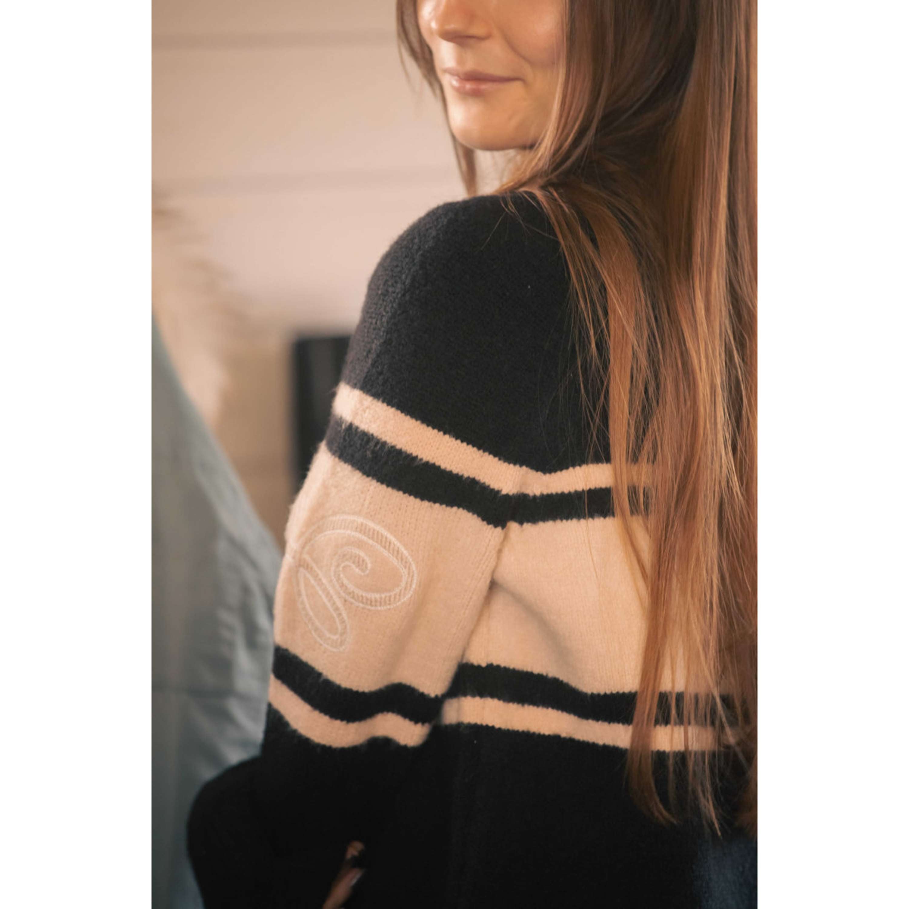 Pénélope Sweater Noris Black/Camel