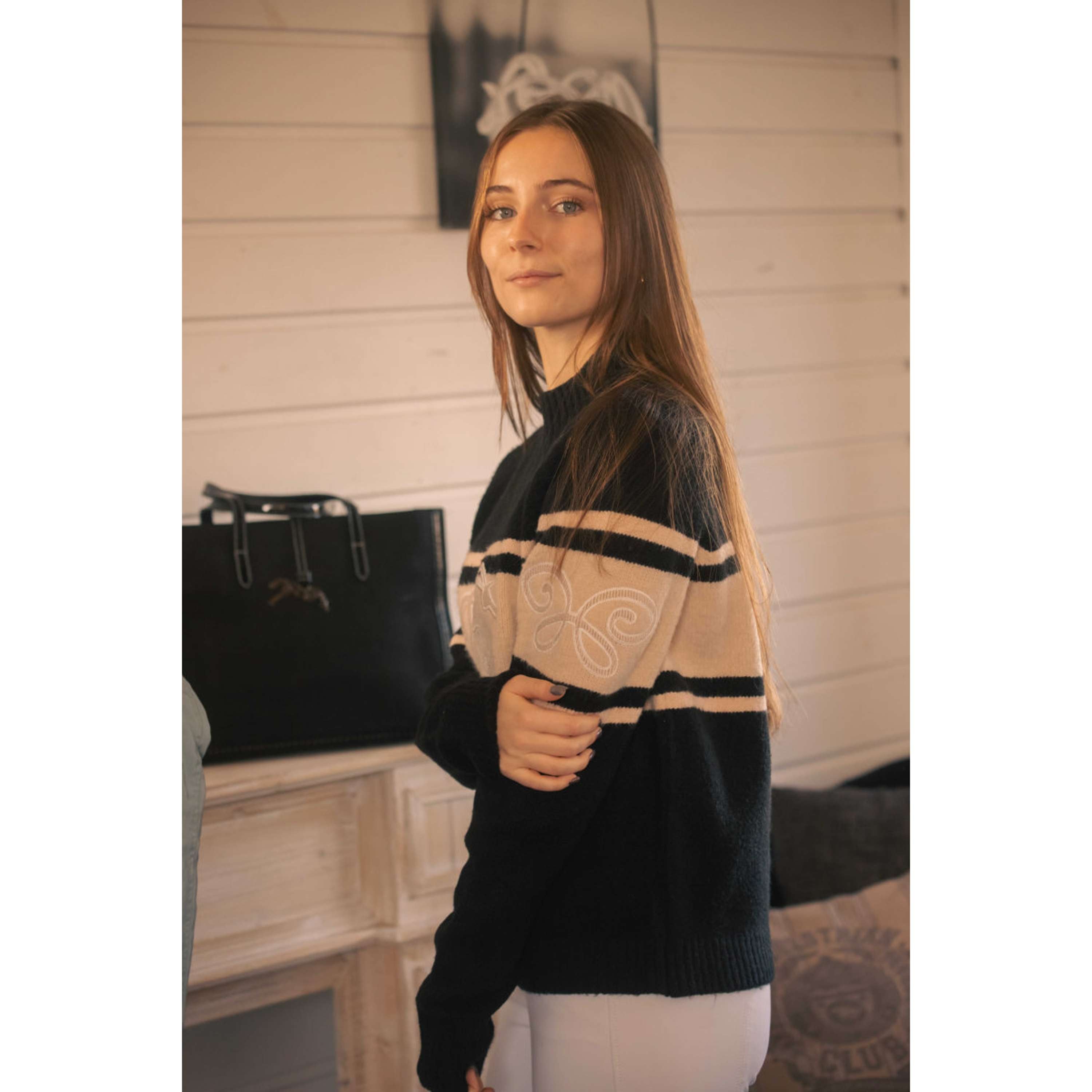 Pénélope Sweater Noris Black/Camel