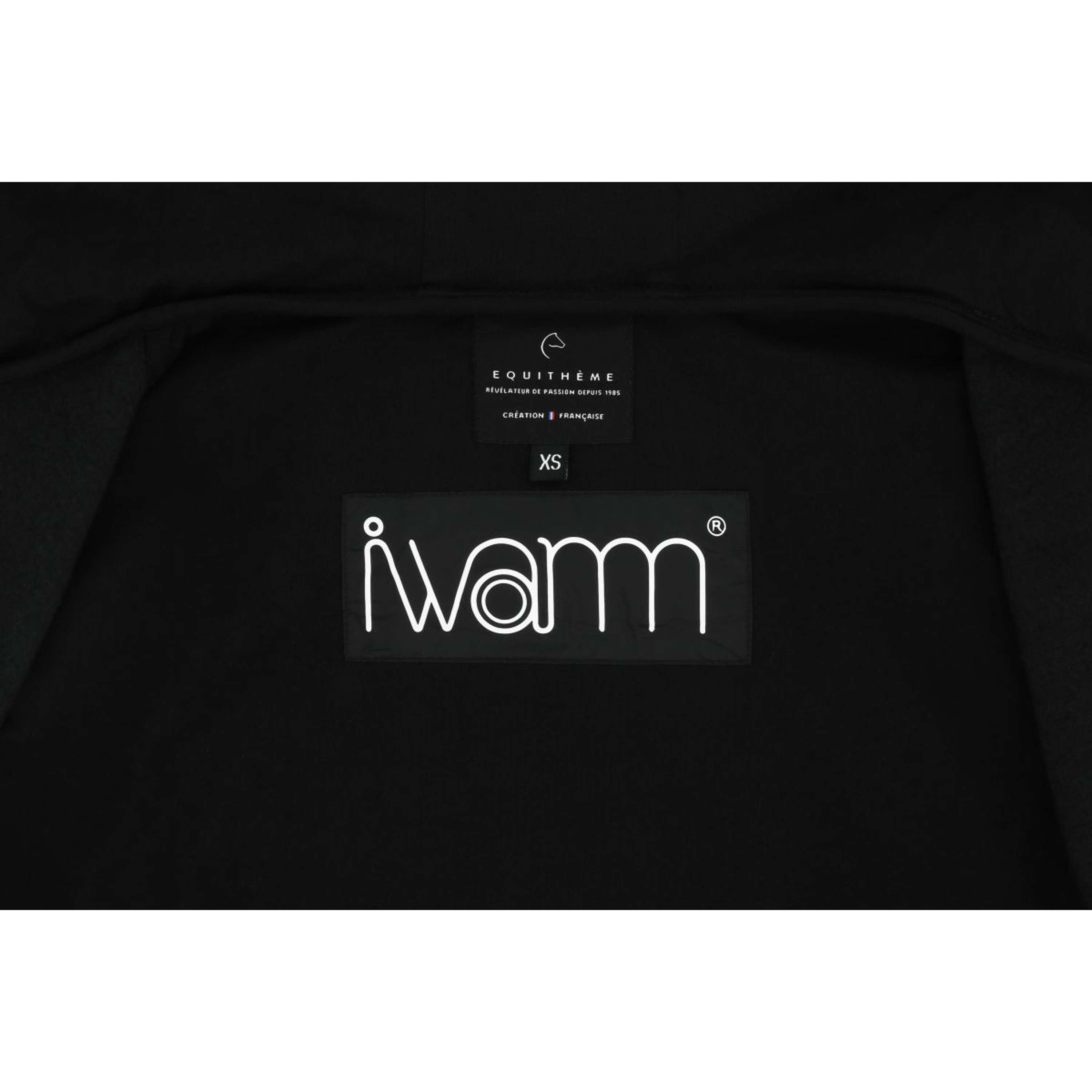 EQUITHÈME Zip-Hoodie Heated Owen Black