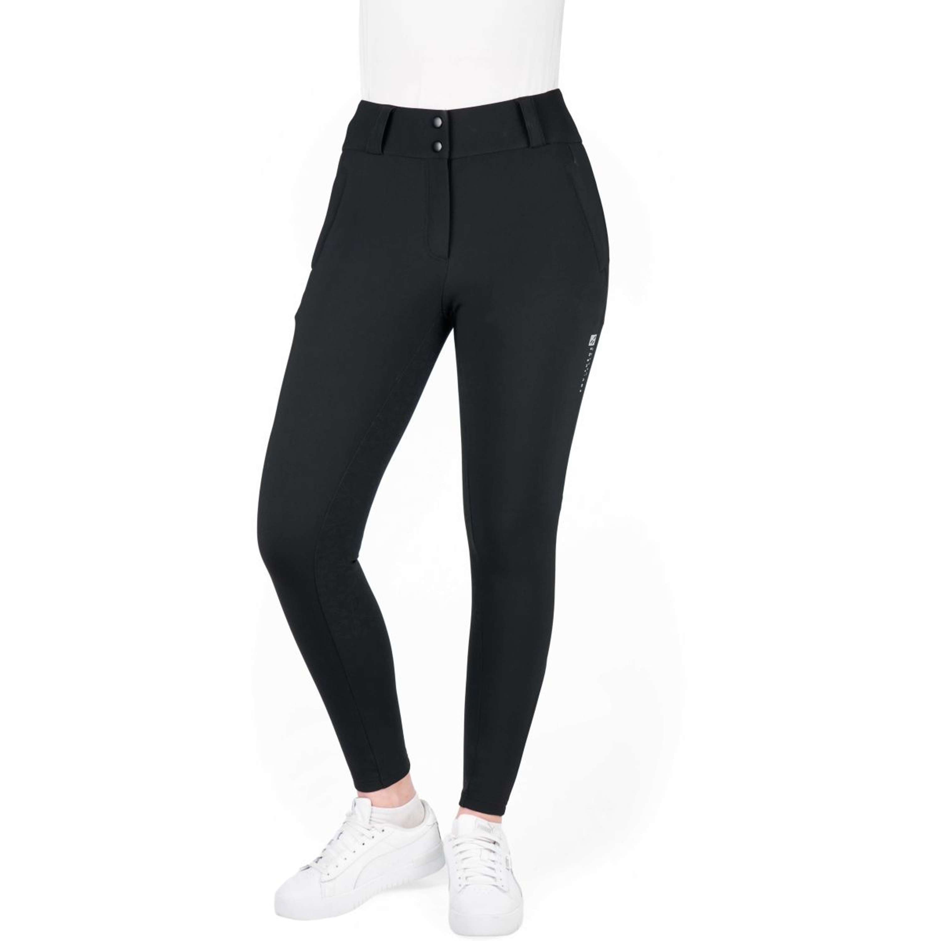 EQUITHÈME Breeches Sierra Heated Full Grip Black