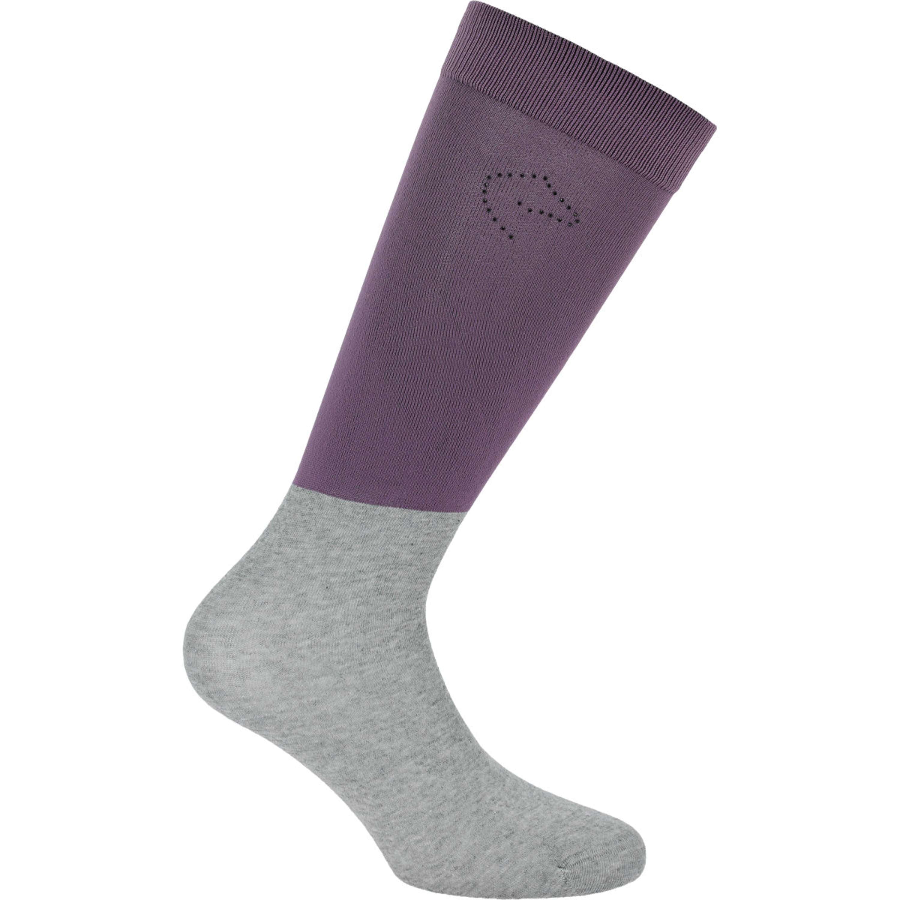 EQUITHÈME Riding Socks Compet Purple