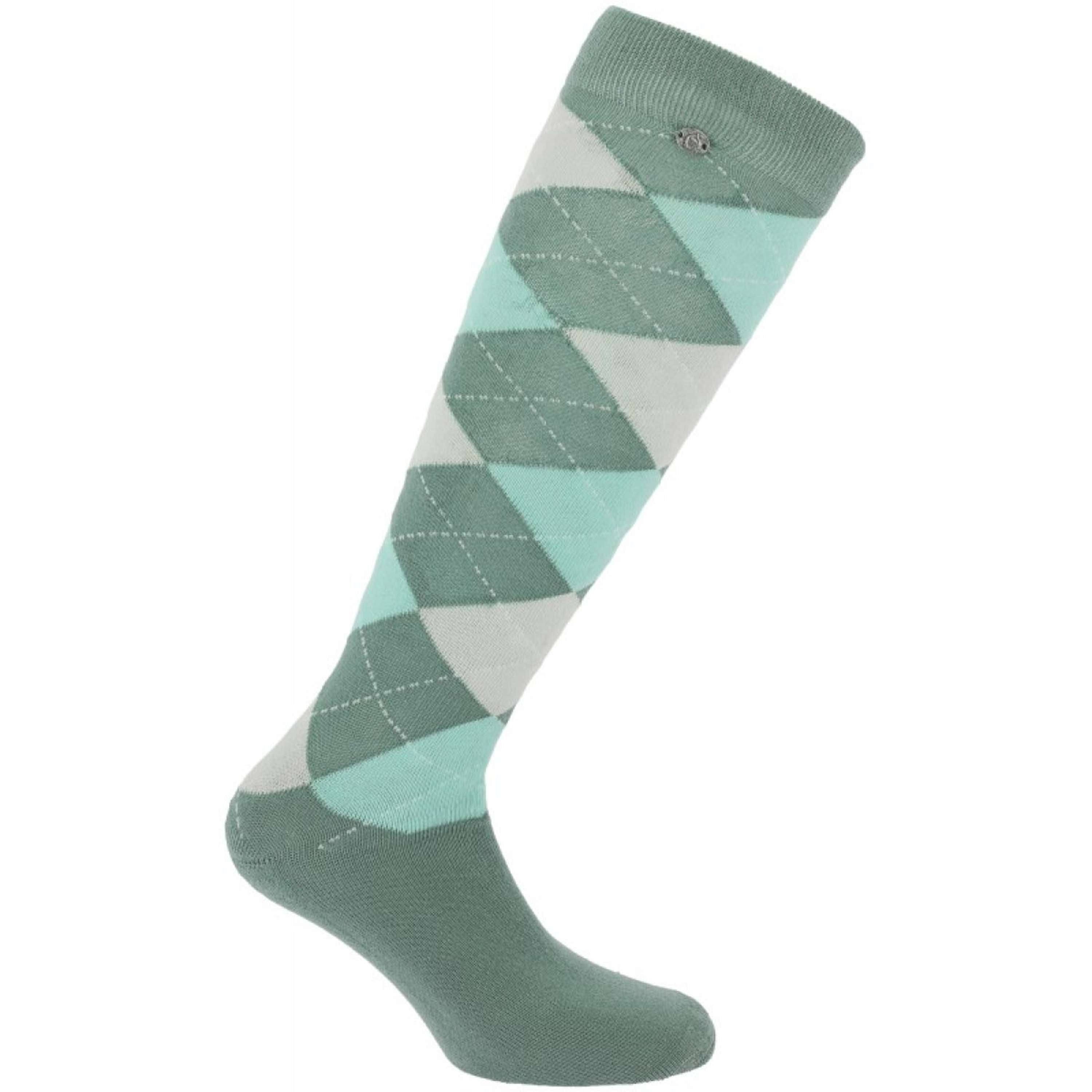 EQUITHÈME Socks Argyle Mint/Green