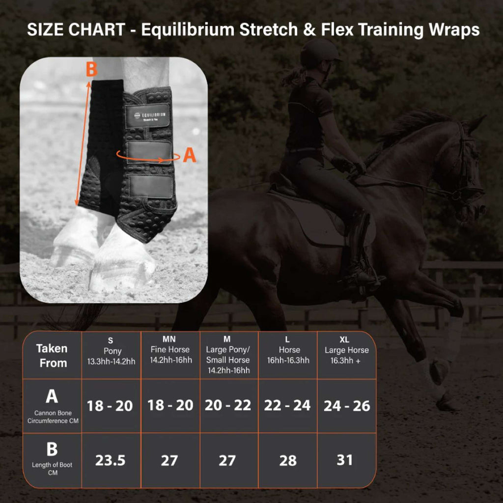 Equilibrium Leg Protectors Stretch & Flex Training Black