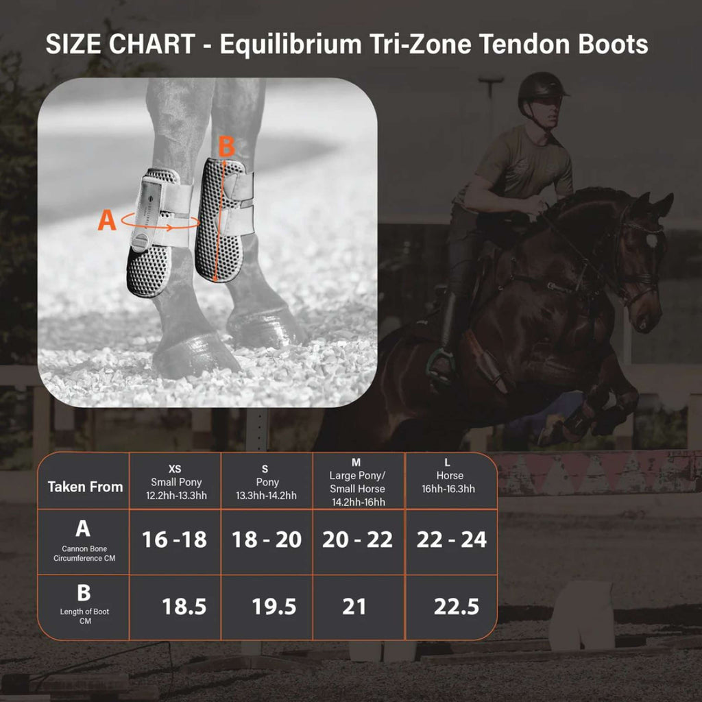 Equilibrium Tendon Boots Tri-zone Black