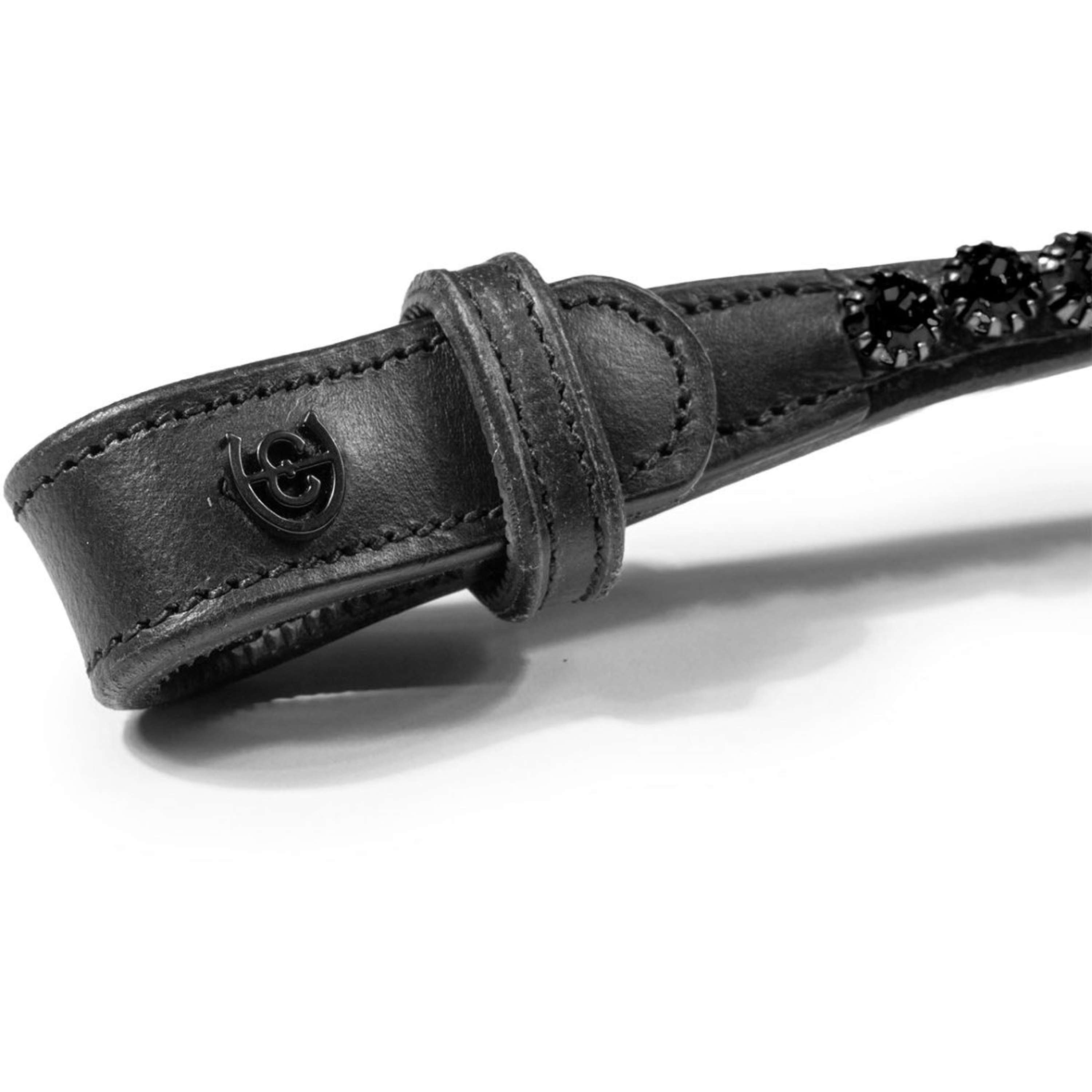 Equestrian Stockholm Browband Faded 8mm Black