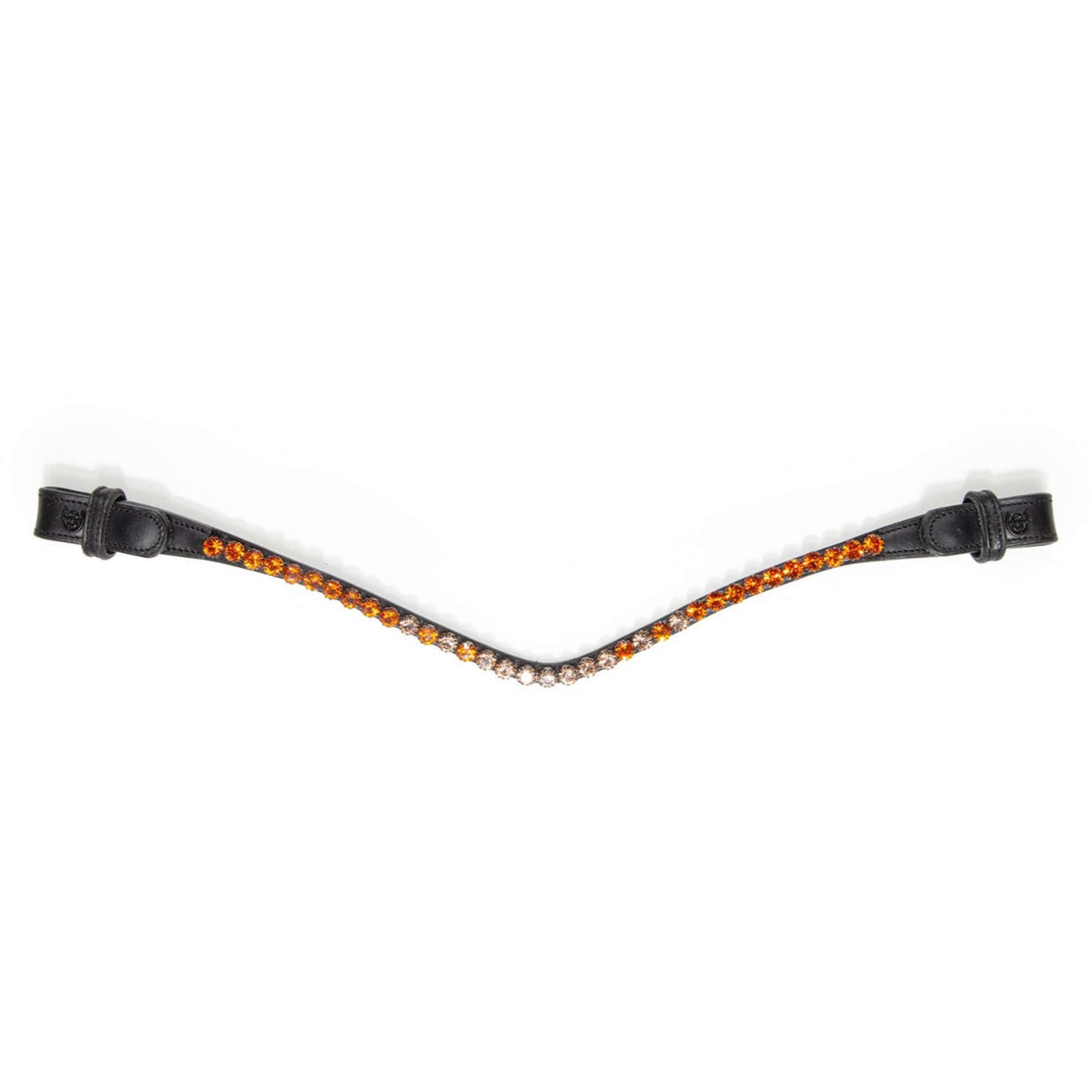 Equestrian Stockholm Browband Faded 8mm Chestnut