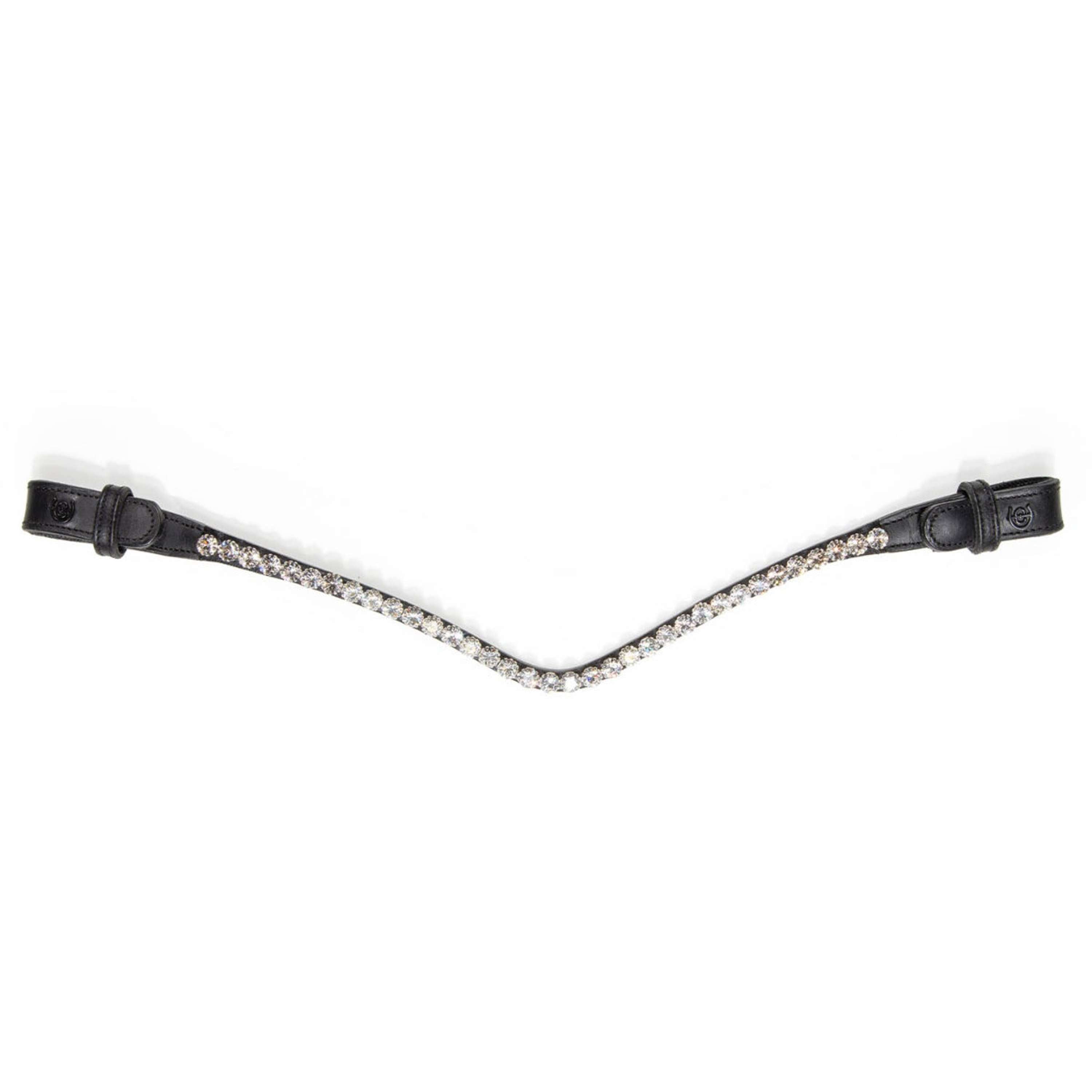 Equestrian Stockholm Browband Faded 8mm Crystal
