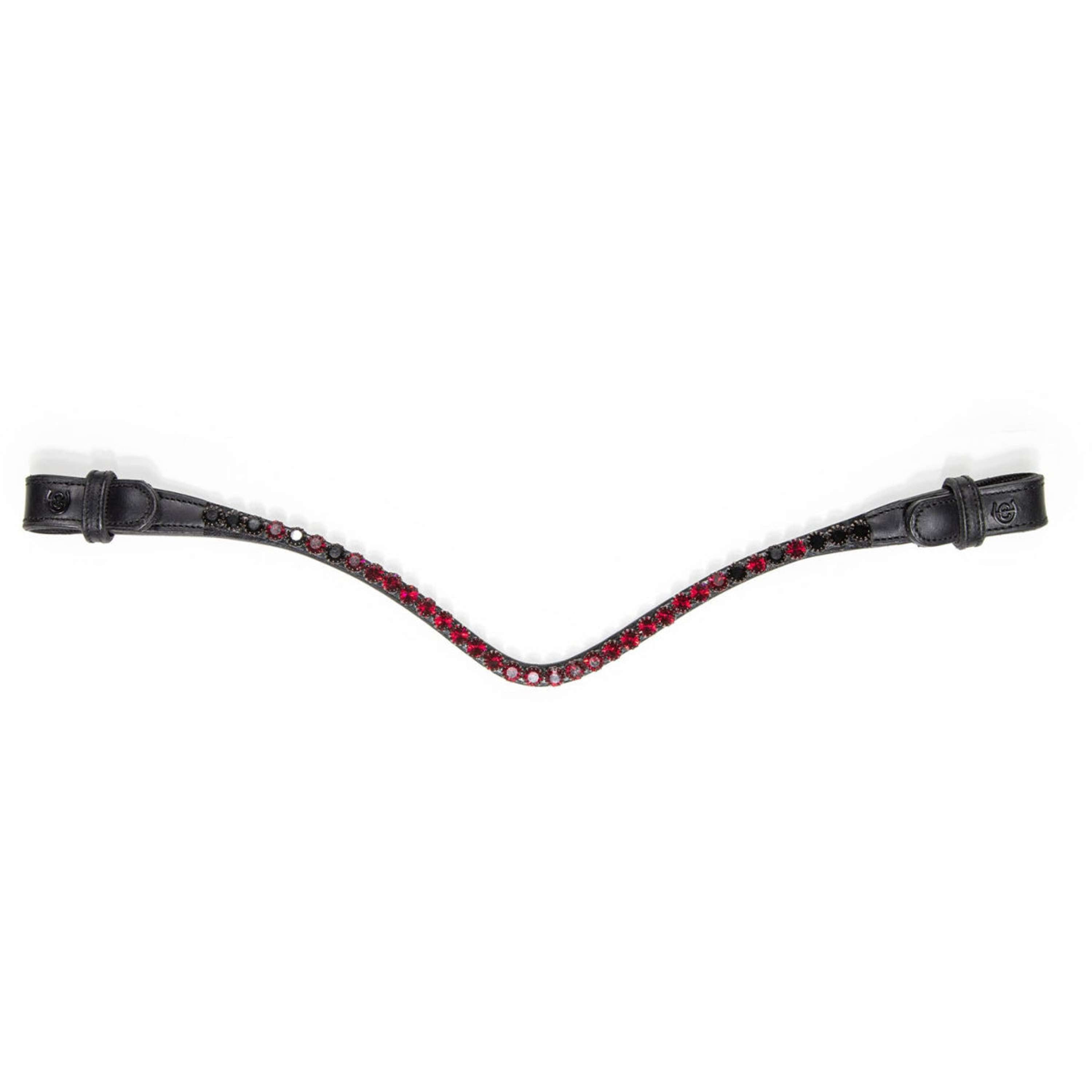 Equestrian Stockholm Browband Faded 8mm Merlot