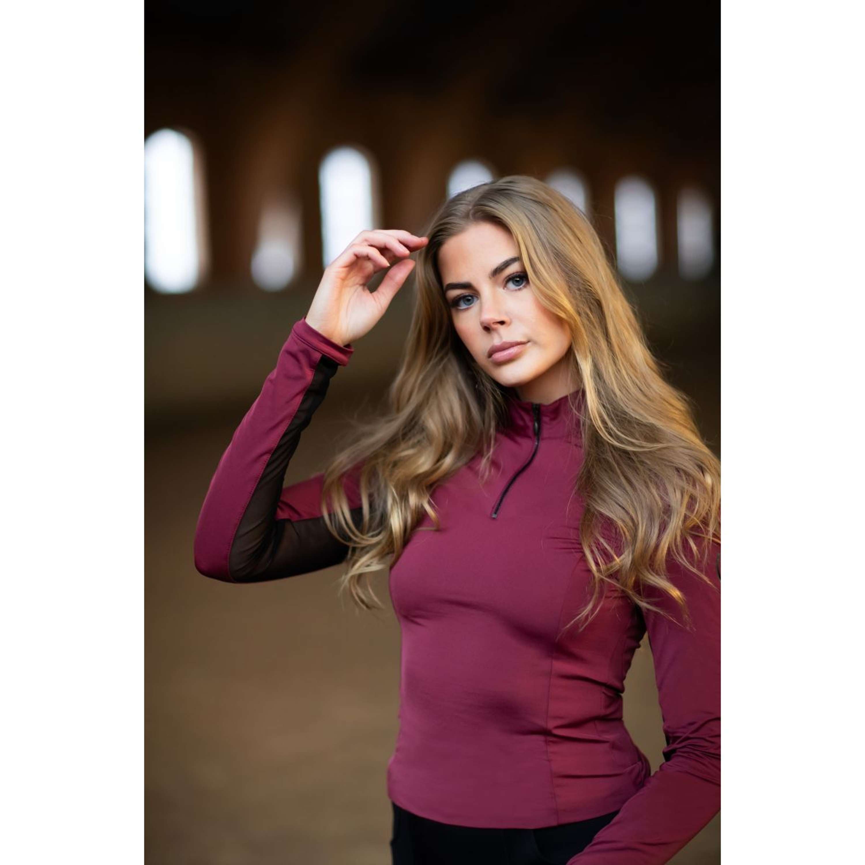 Equestrian Stockholm Shirt Air Breeze Sun Bordeaux