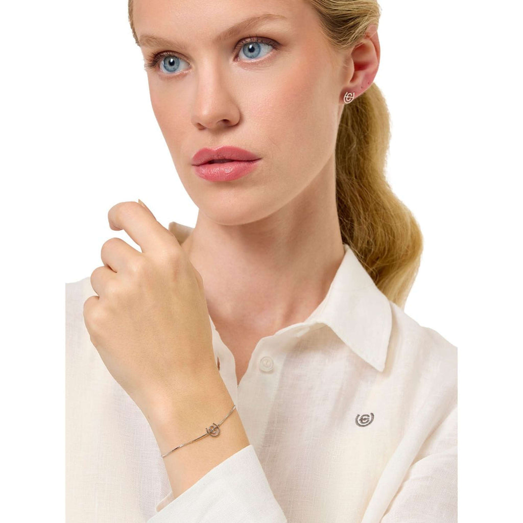 Equestrian Stockholm Bracalet Logo Silver
