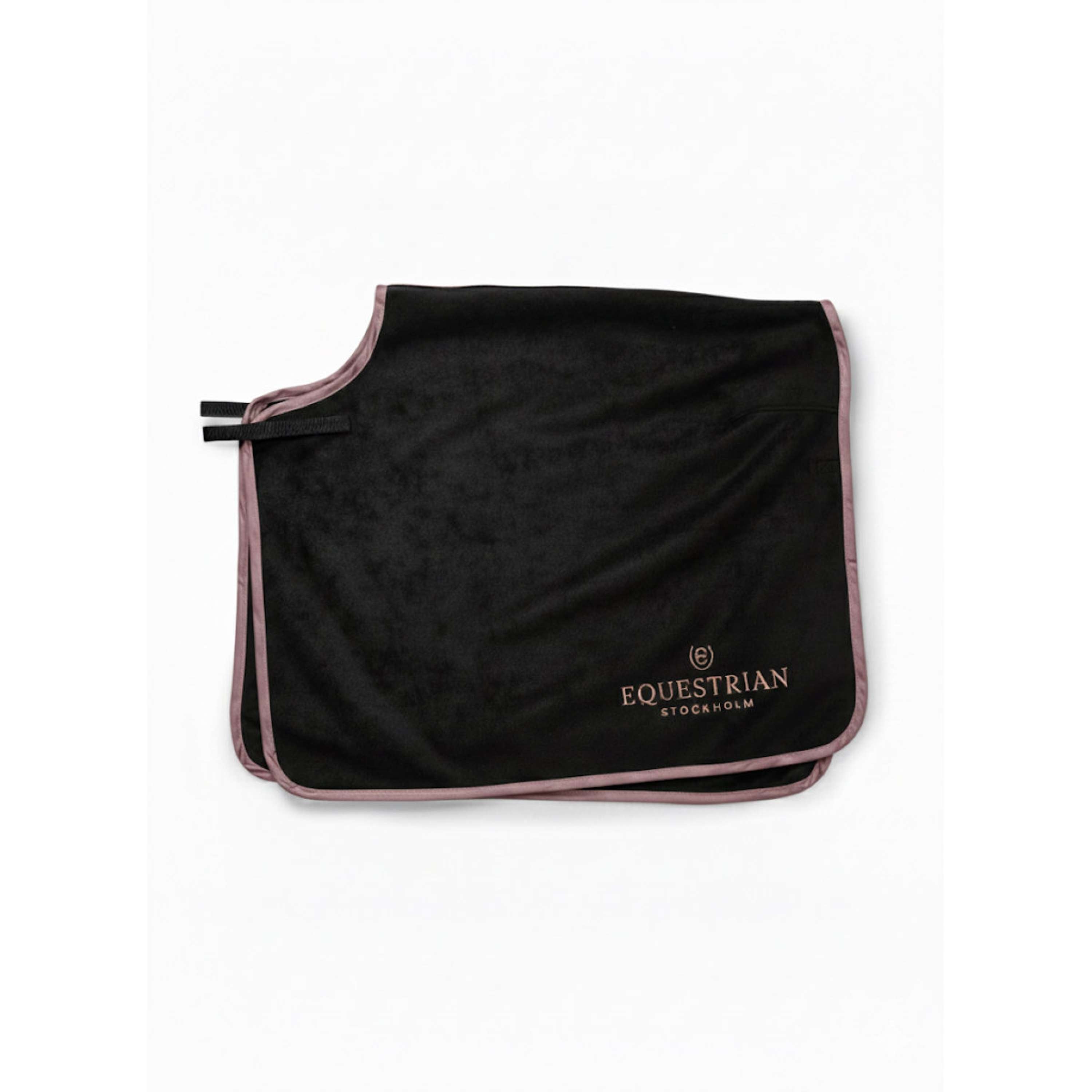 Equestrian Stockholm Quarter Sheet Heavy Fleece Black/Blush