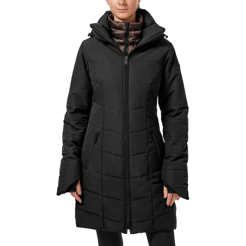 Equestrian Stockholm Winter Coat Denali Black Mocha