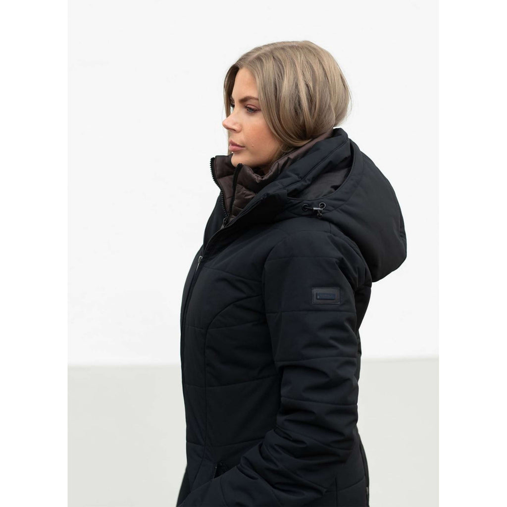 Equestrian Stockholm Winter Coat Denali Black Mocha