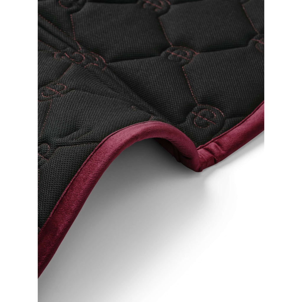 Equestrian Stockholm Saddlepad Velvet Dressage Merlot