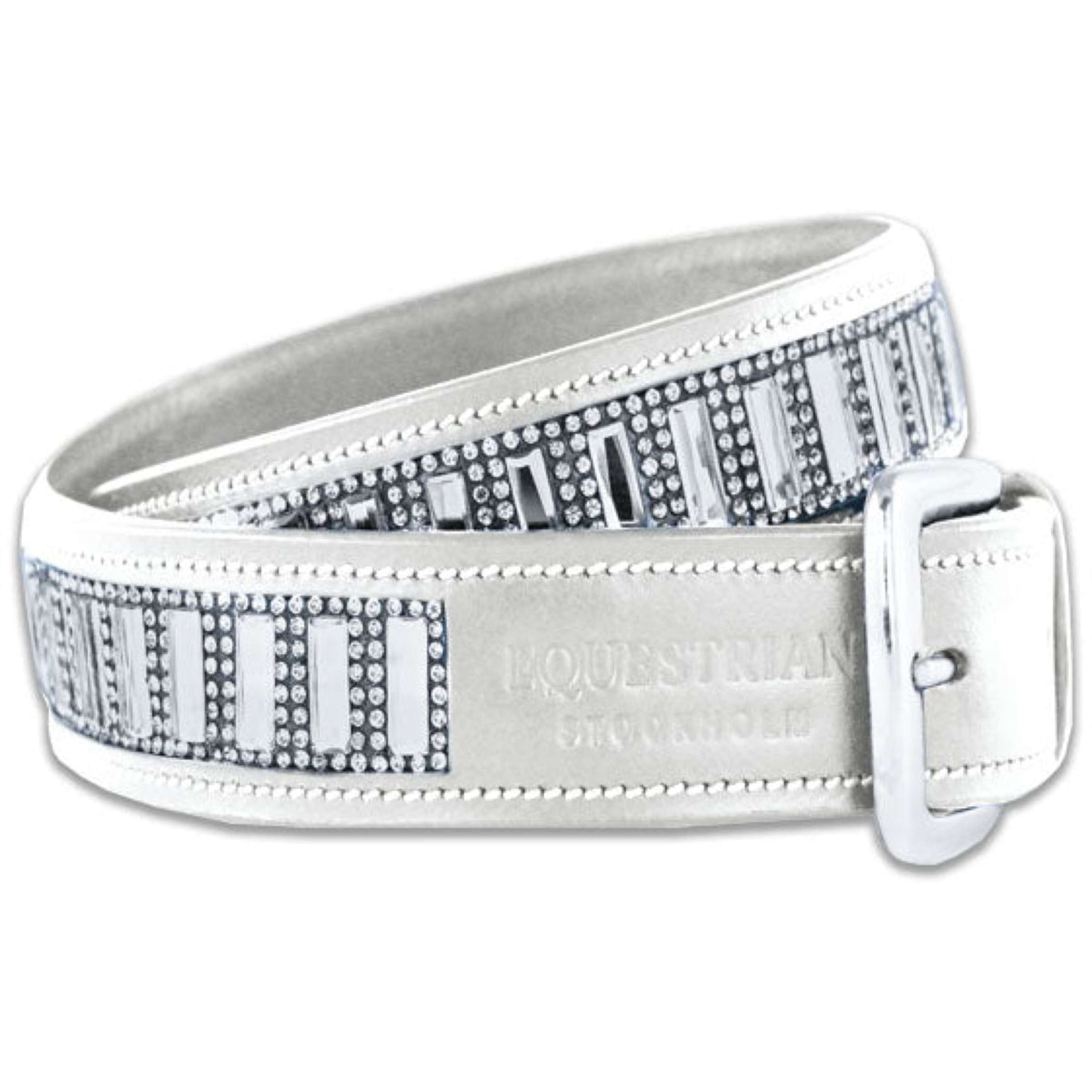 Equestrian Stockholm Belt Contest White