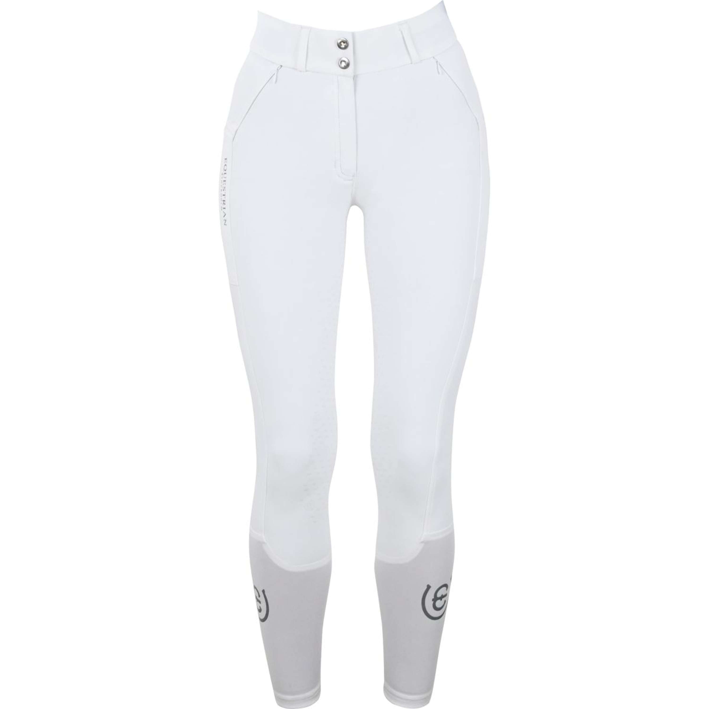 Equestrian Stockholm Breeches Elite Dressage White