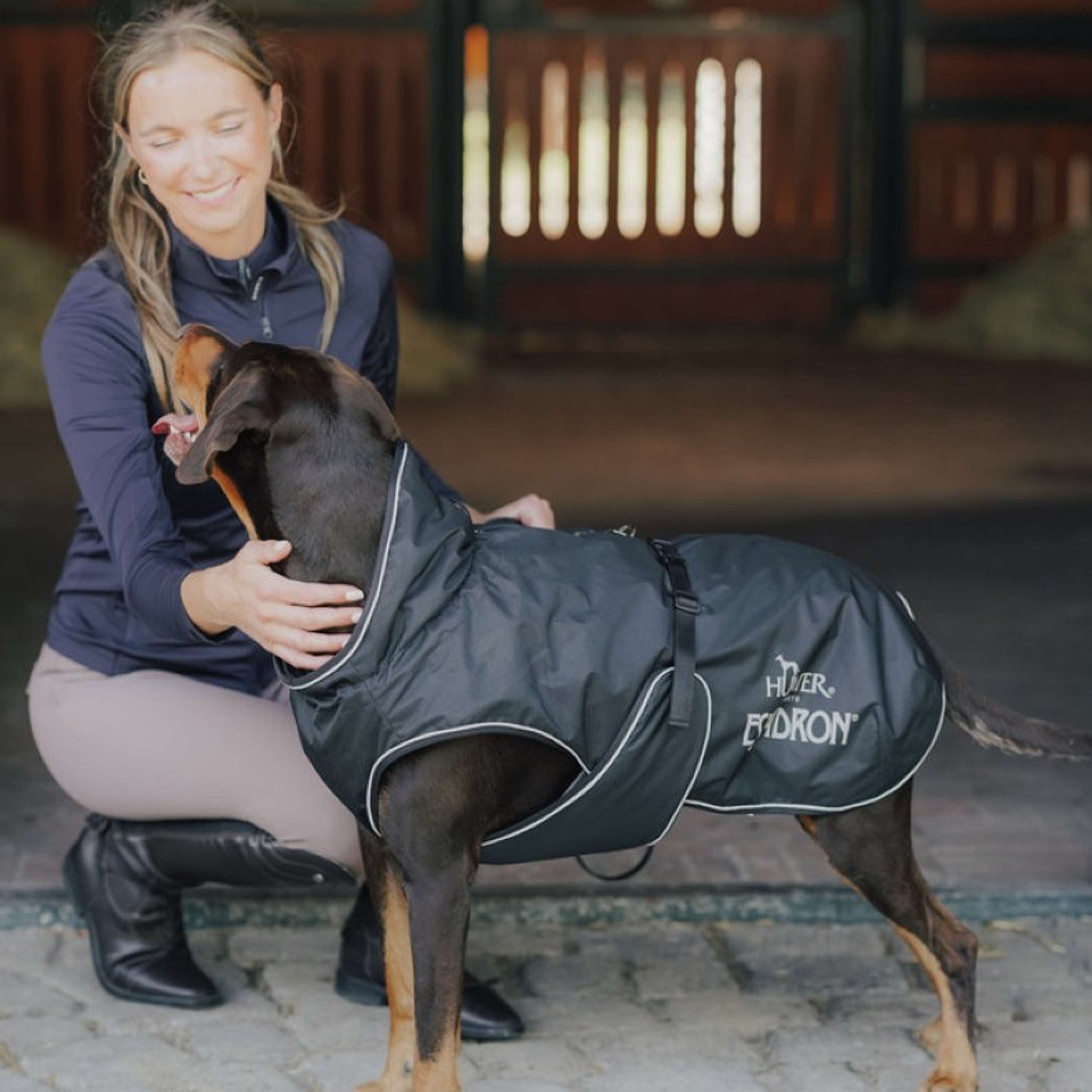Hunter x Eskadron Dog Winter Coat Vario Black