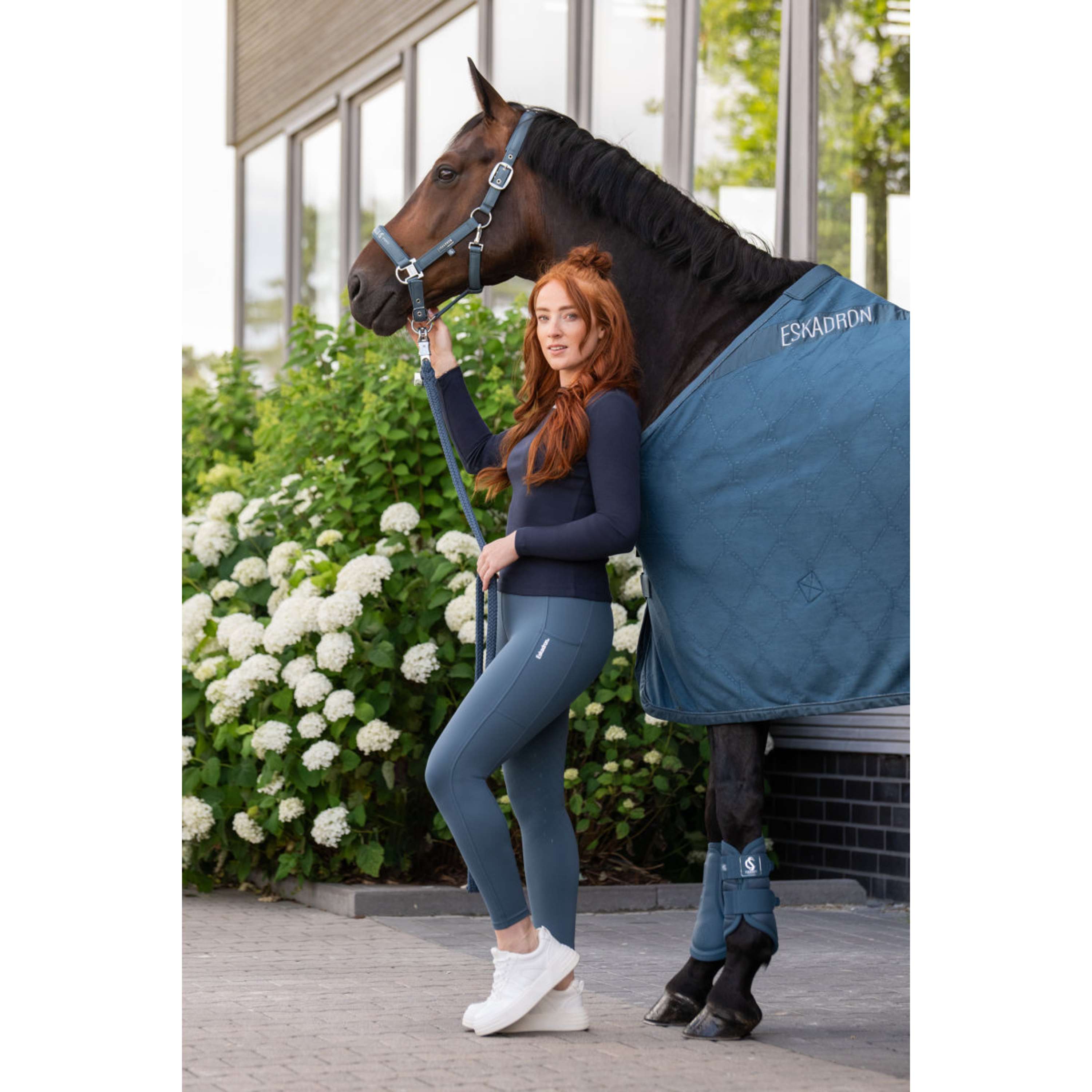 Eskadron Riding Legging Classic Sports Flex Full Grip Ocean