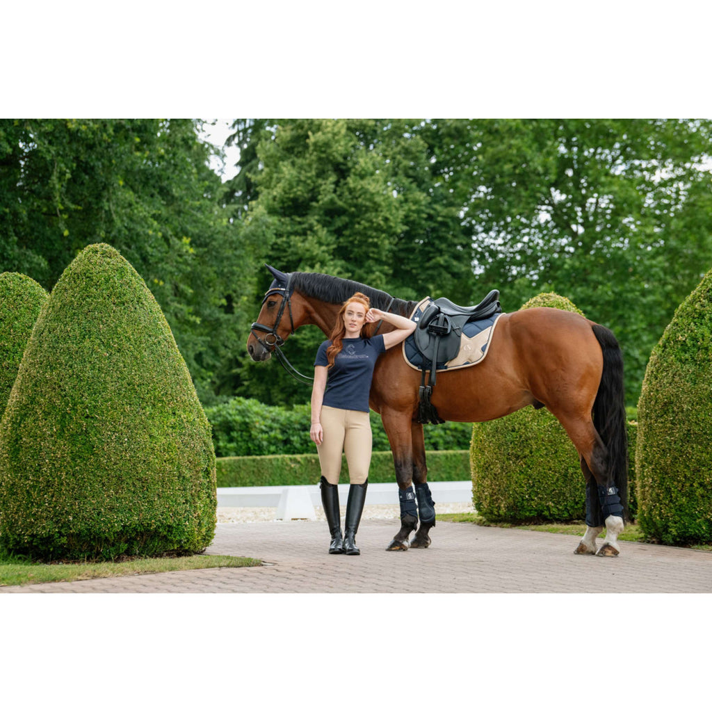 Eskadron Saddlepad Classic Sports Bigross Mattgloss Dressage Navy