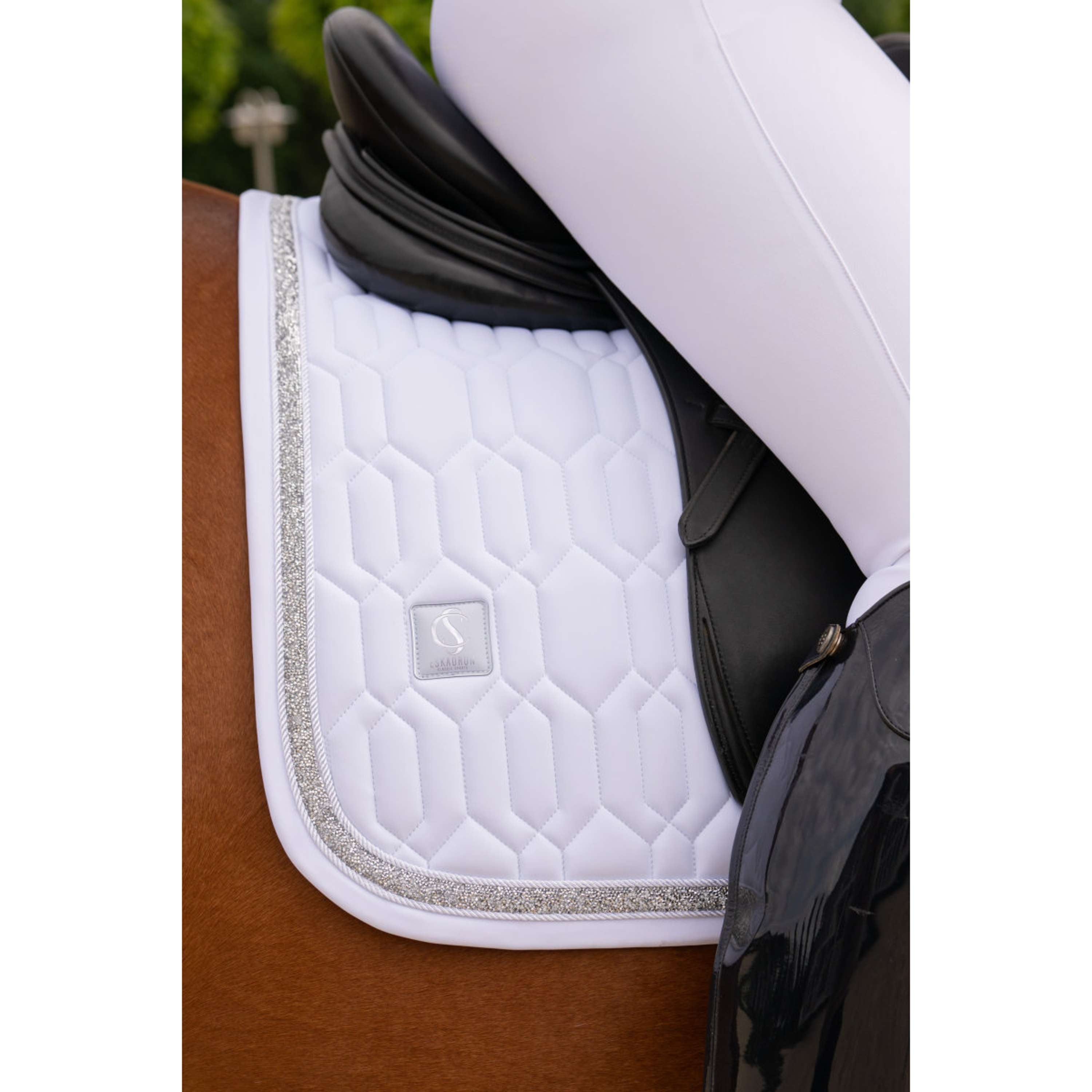 Eskadron Saddlepad Classic Sports Softshell Jewel General Purpose White