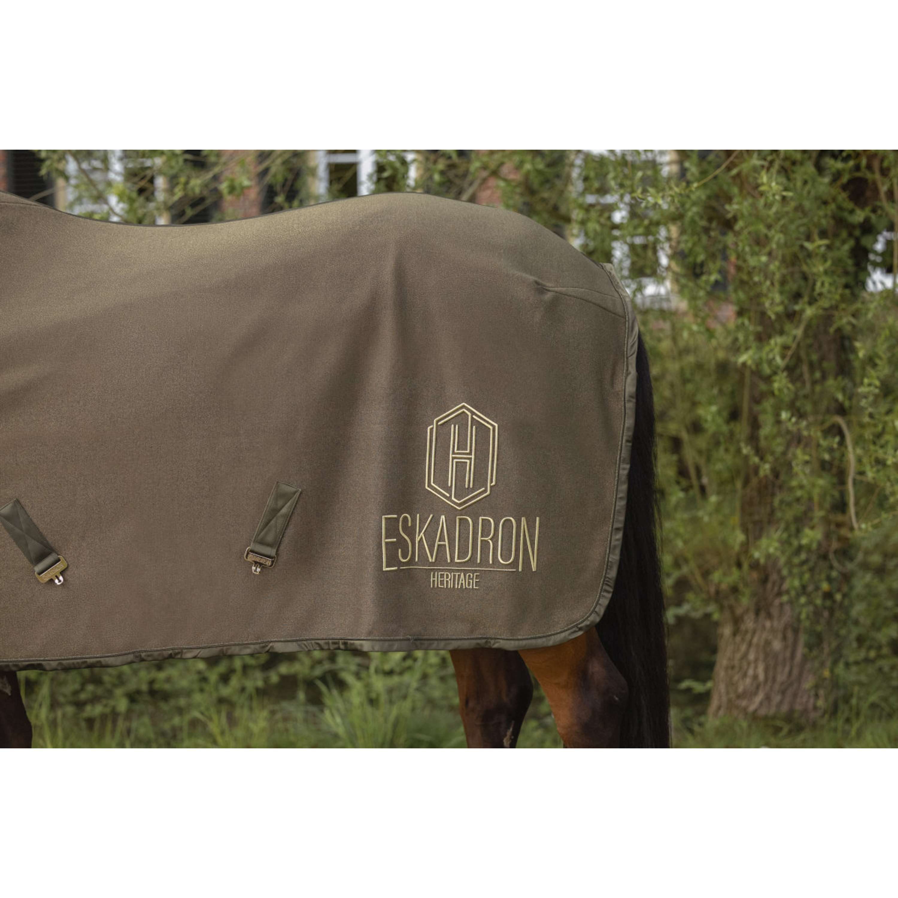 Eskadron Sweat Rug Heritage Jersey Sparkle Deep Moss