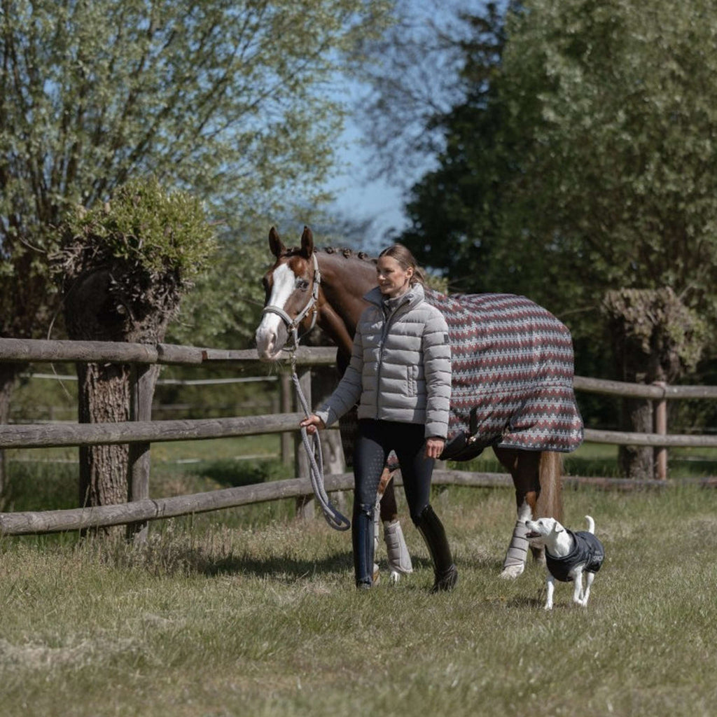Eskadron Turnout Rug Heritage Alpha Northern Knit 80g Black/Merlot/Ash