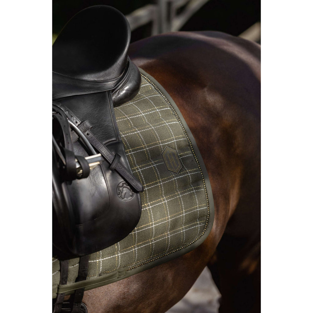 Eskadron Saddlepad Heritage Bouclé Crystal All Purpose Deep Moss