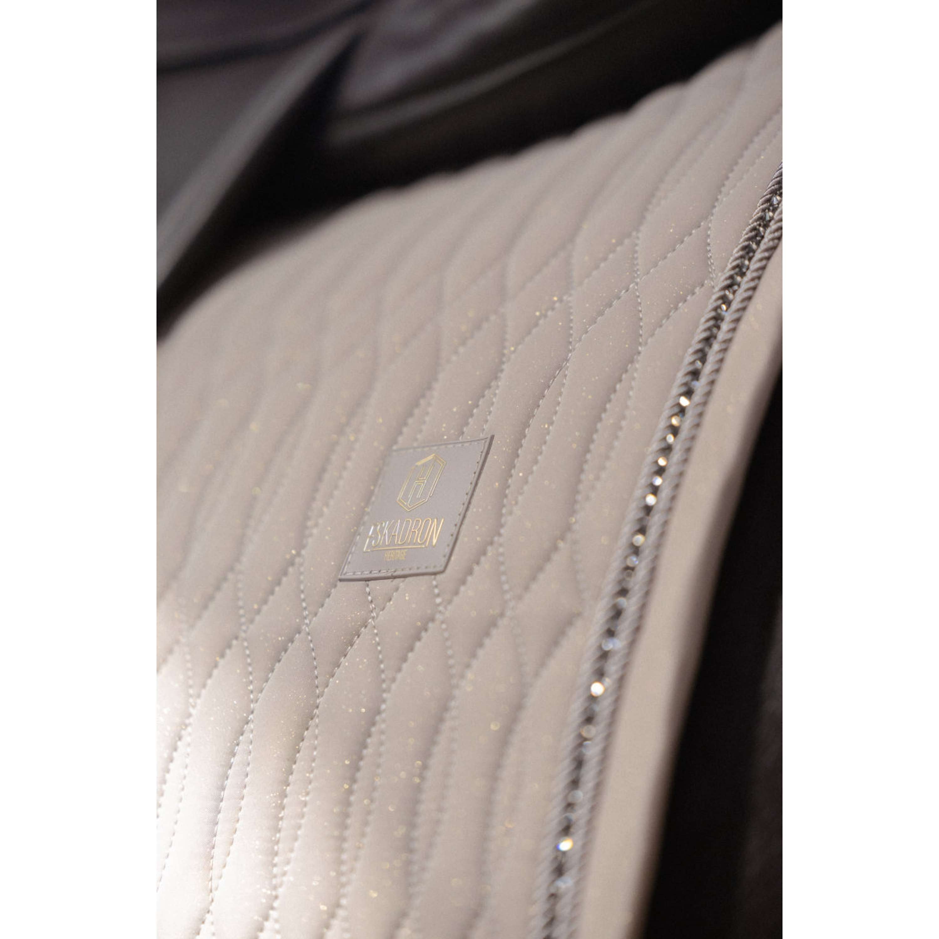 Eskadron Saddlepad Heritage Sparkle Crystal Dressage Ash