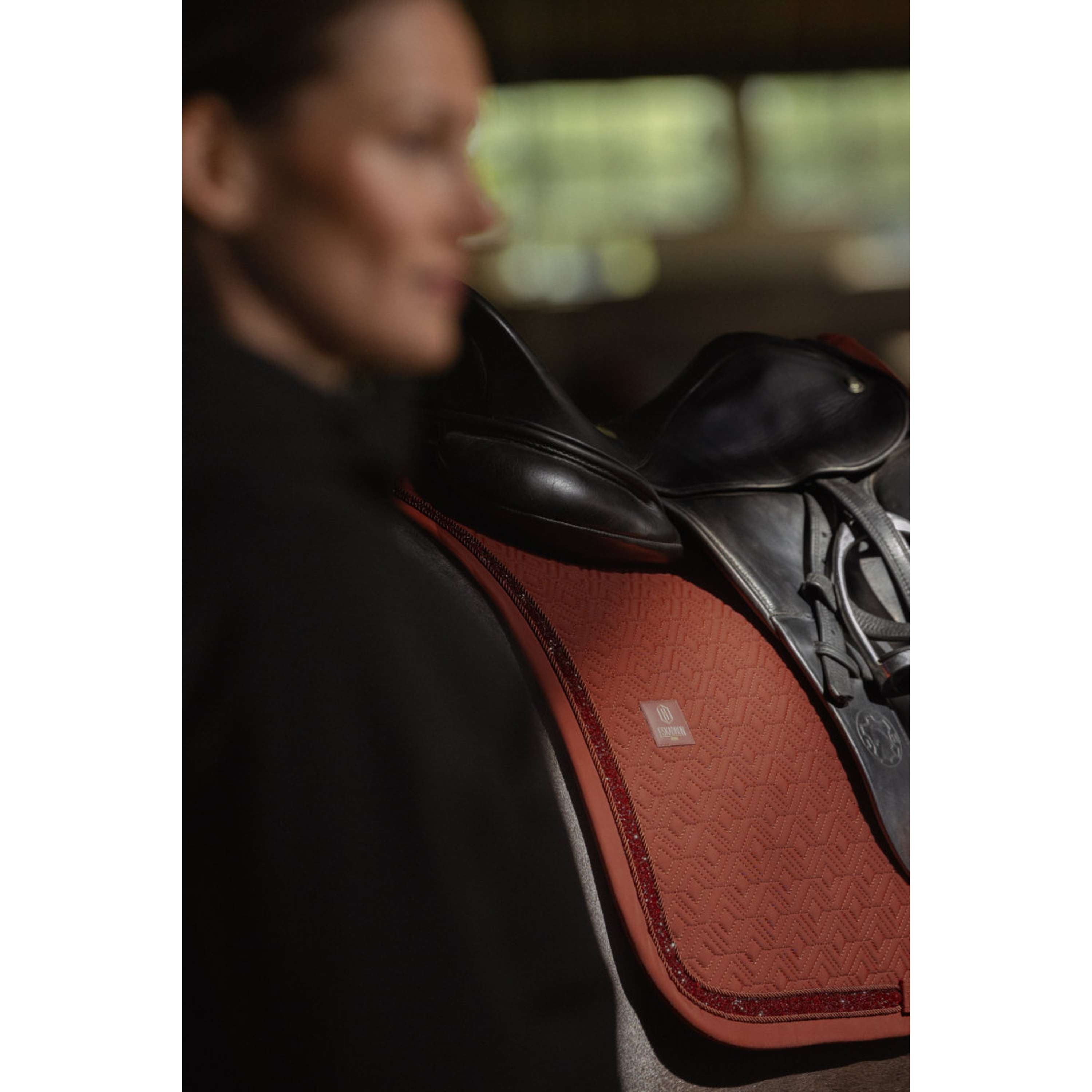 Eskadron Saddlepad Heritage Pro Soft Jewel Dressage Merlot