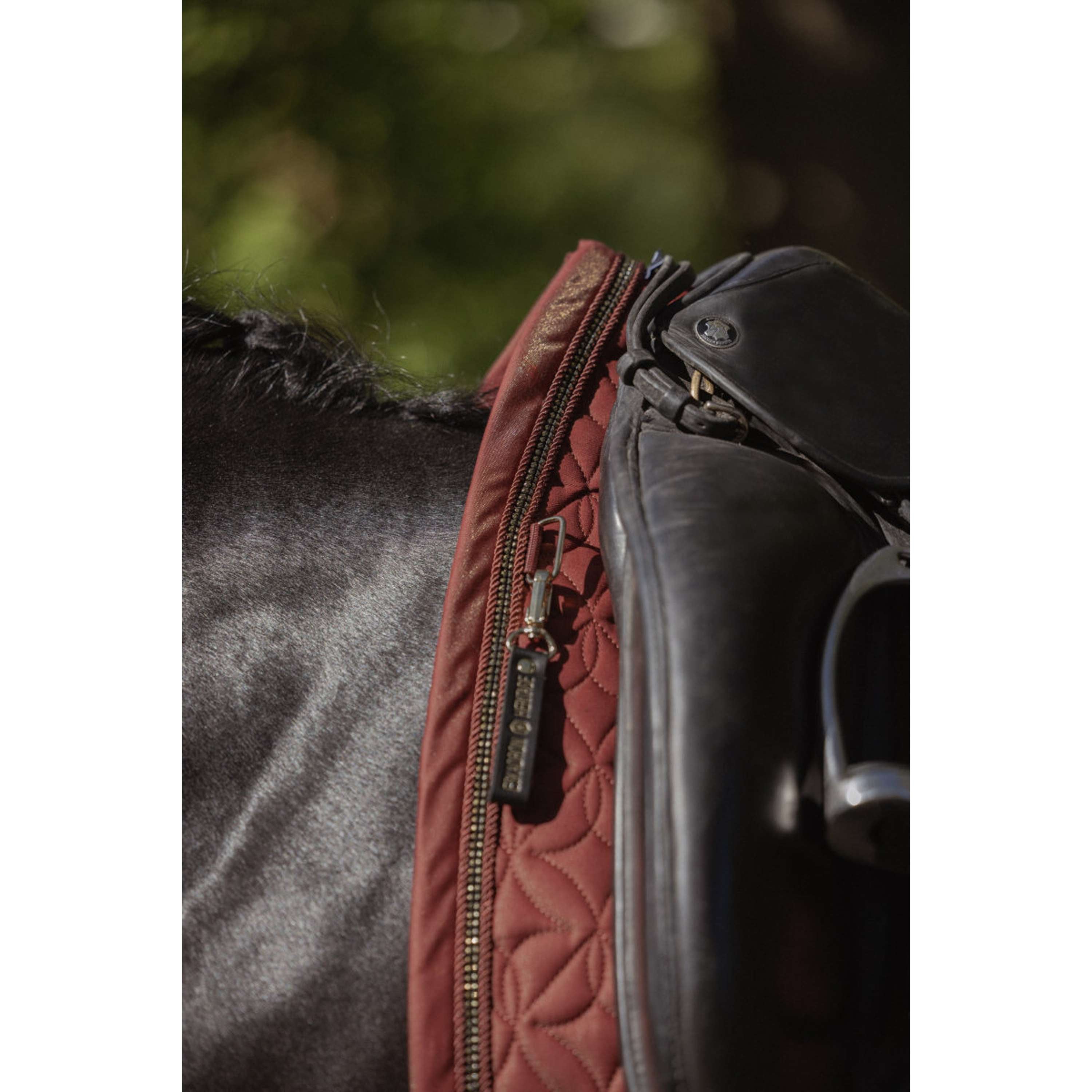 Eskadron Saddlepad Heritage Glam Crystal Dressage Merlot