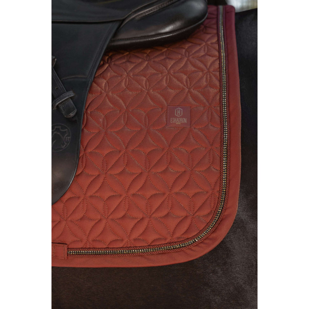 Eskadron Saddlepad Heritage Glam Crystal Dressage Merlot