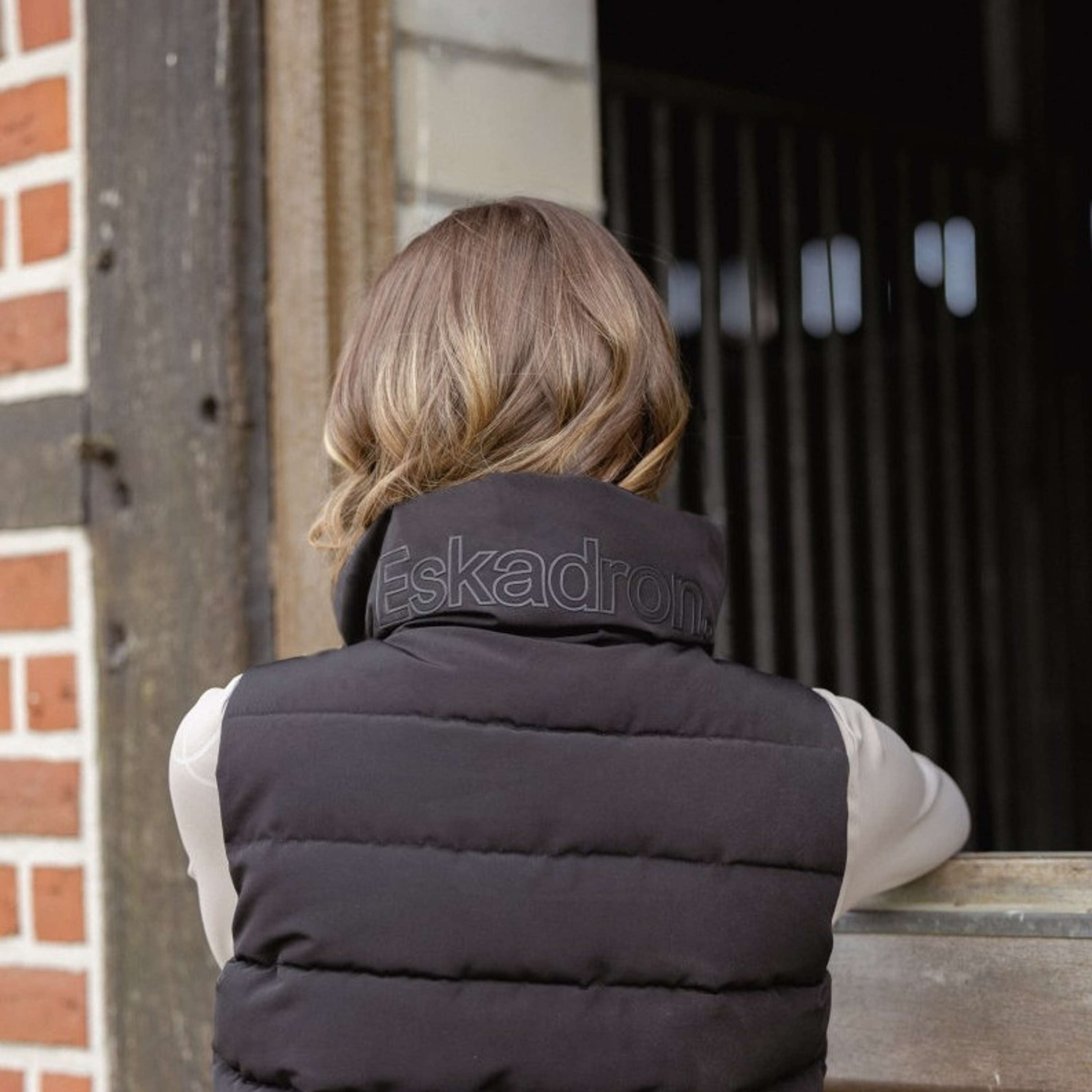 Eskadron Bodywarmer Heritage Quilt Waistcoat Black