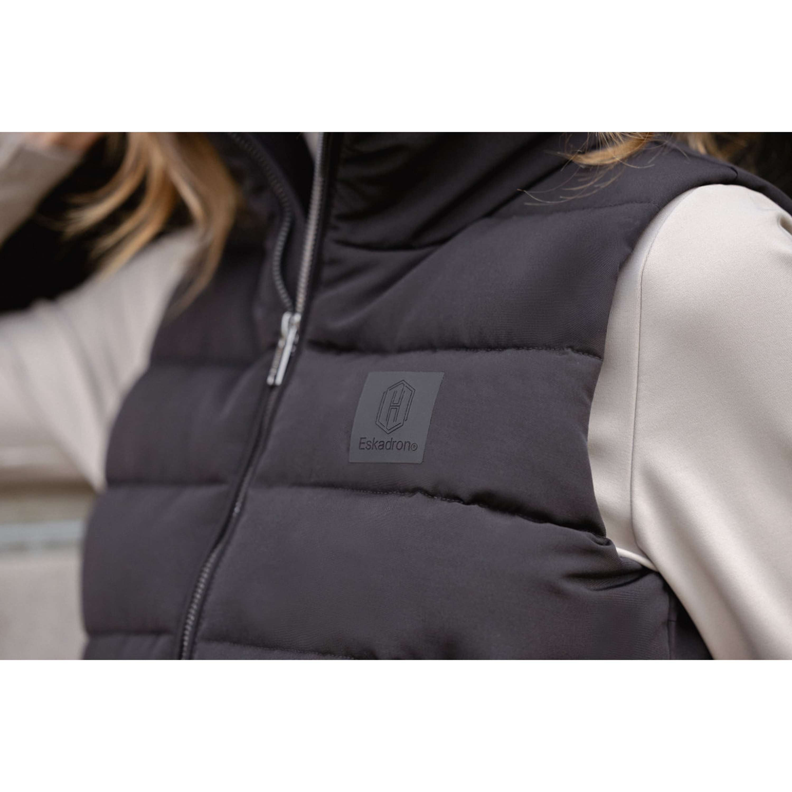 Eskadron Bodywarmer Heritage Quilt Waistcoat Black