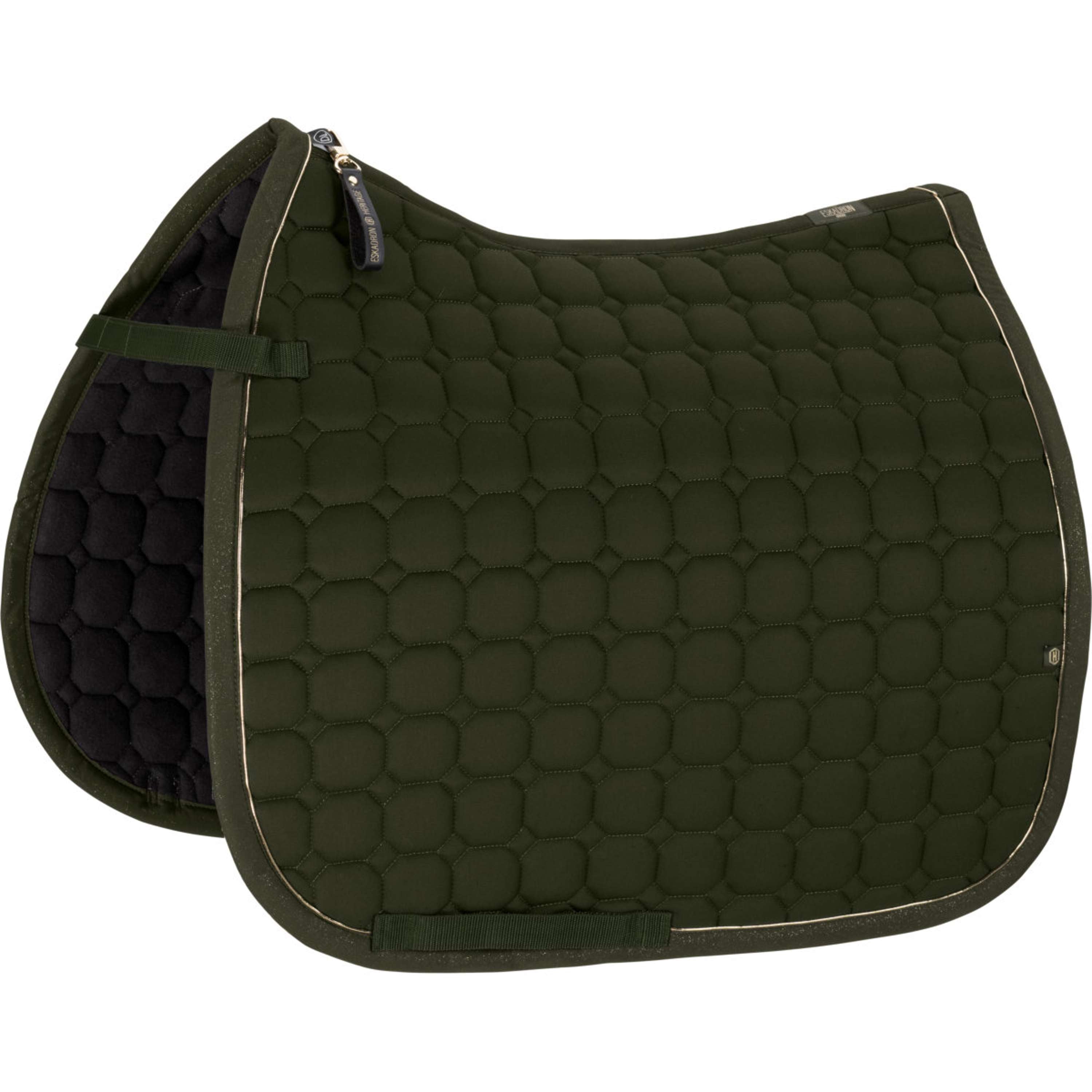 Eskadron Saddlepad Heritage Cotton Dressage Deep Moss