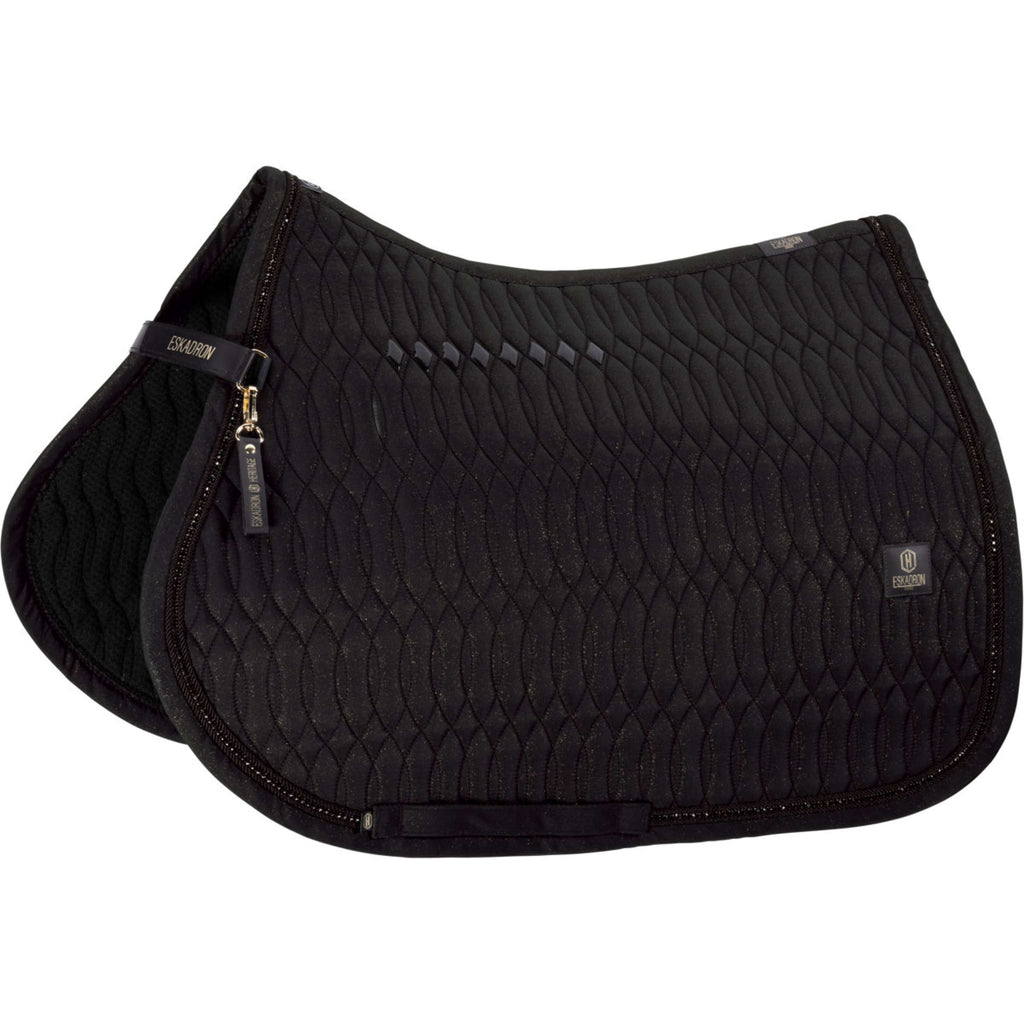 Eskadron Saddlepad Heritage Sparkle Crystal All Purpose Black